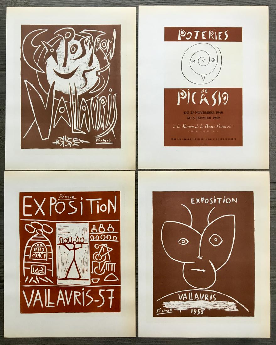 SET OF 4 PICASSO POSTERS (1 of 5)