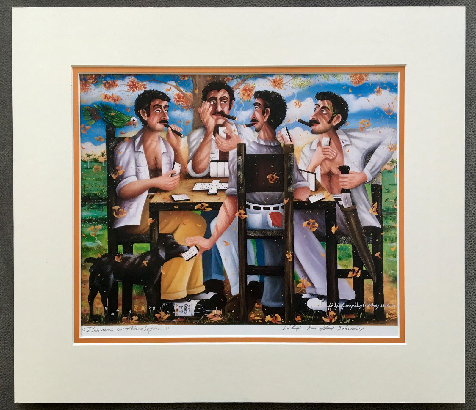 CUBAN PAINTER FELIX GONZALEZ SANCHEZ PRINT (1 of 6)