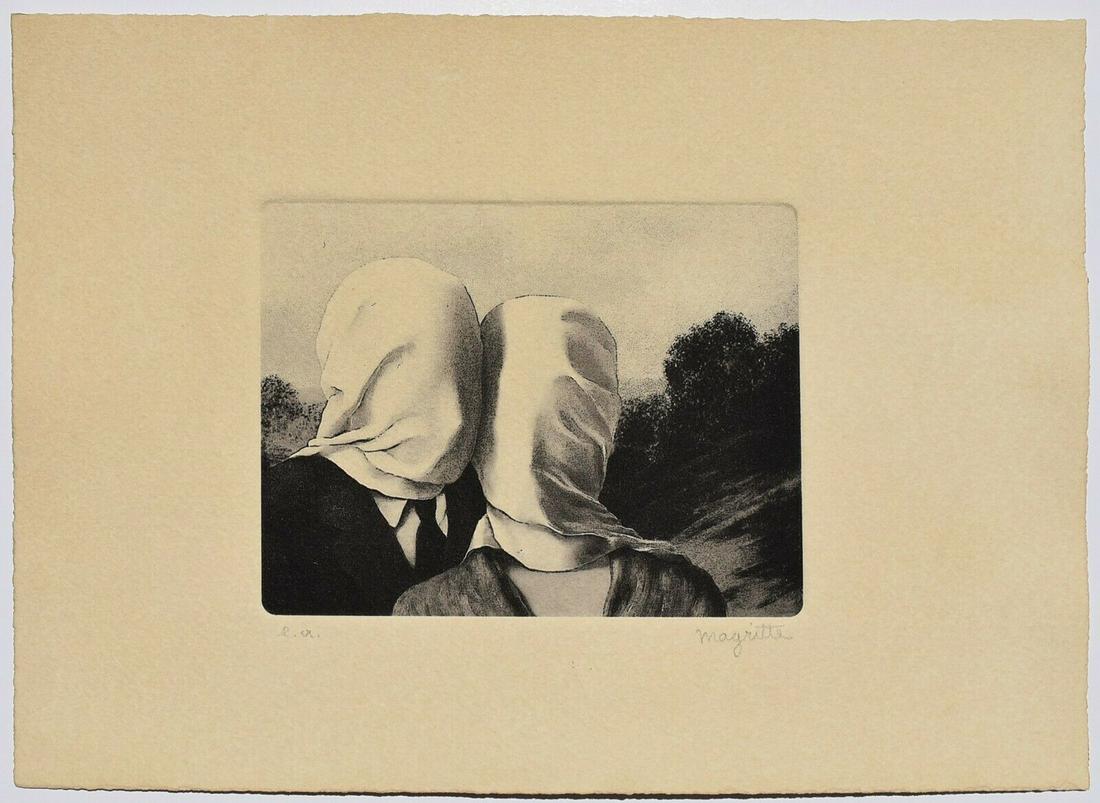 RENE MAGRITTE ETCHING (1 of 3)