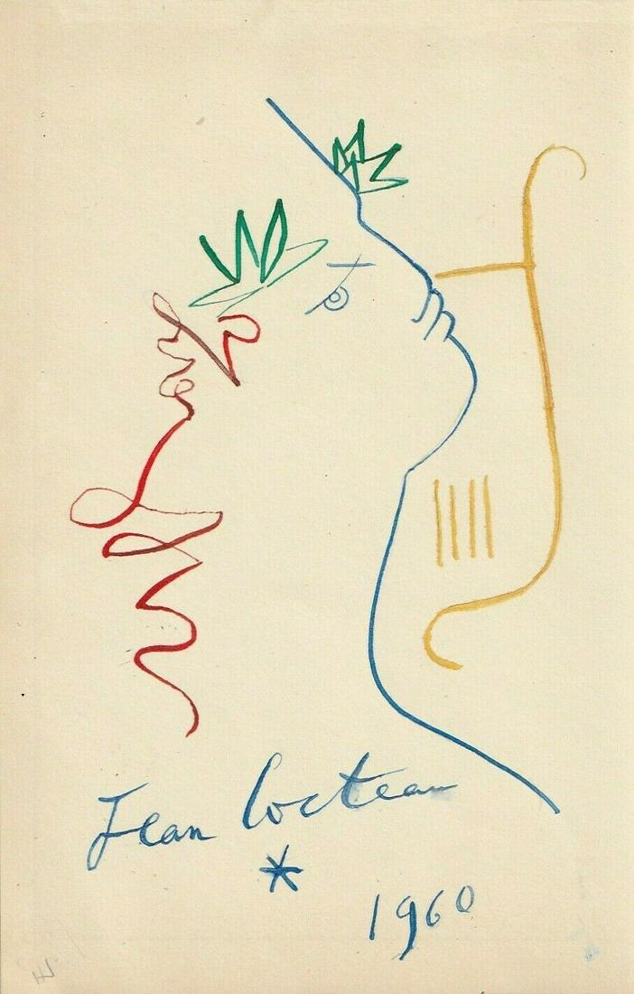 JEAN COCTEAU DRAWING (1 of 1)