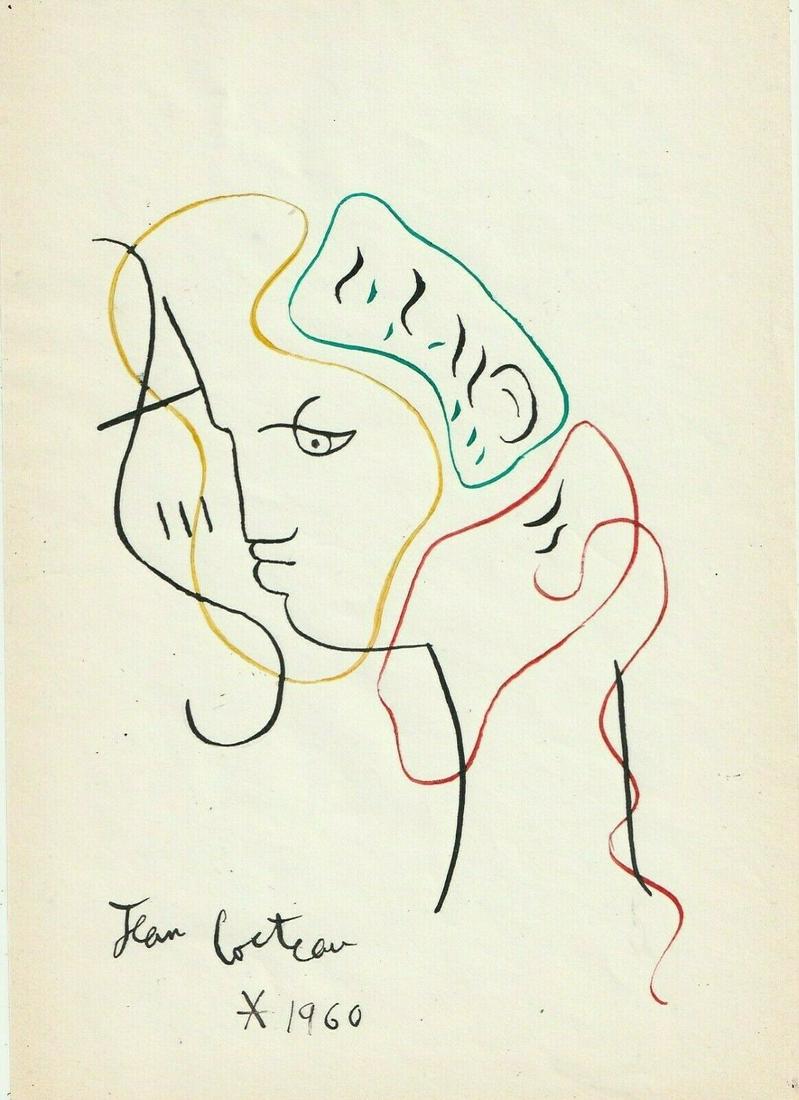 JEAN COCTEAU DRAWING (1 of 1)