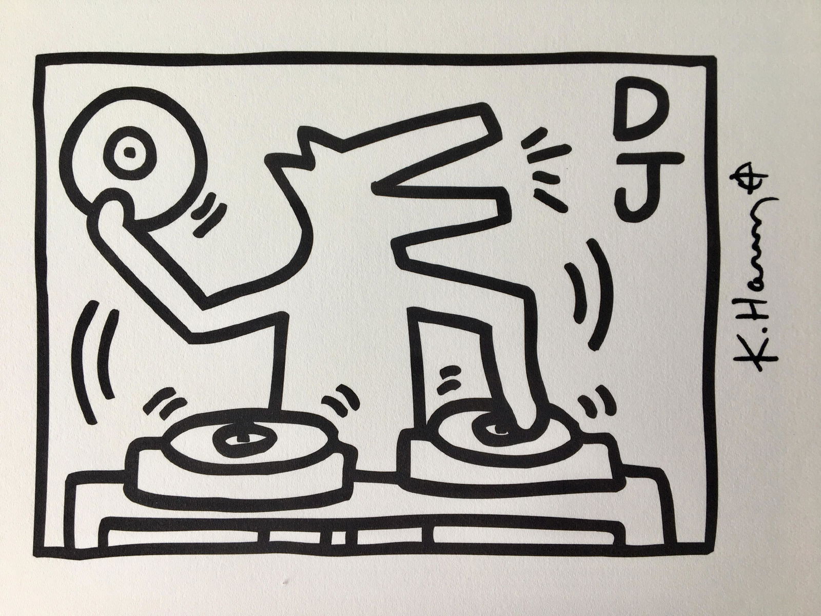 KEITH HARING LITHOGRAPH (1 of 3)