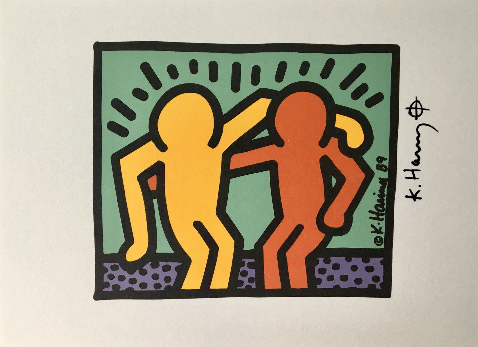 KEITH HARING LITHOGRAPH (1 of 3)