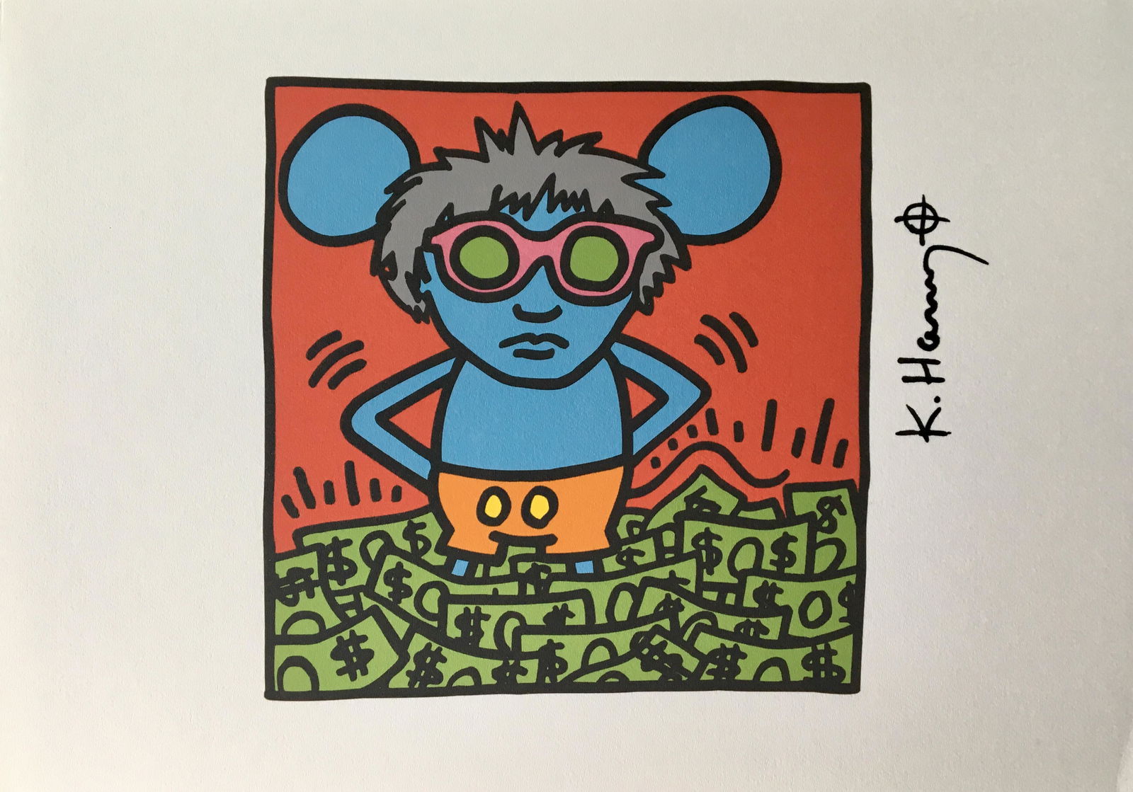 KEITH HARING LITHOGRAPH (1 of 3)