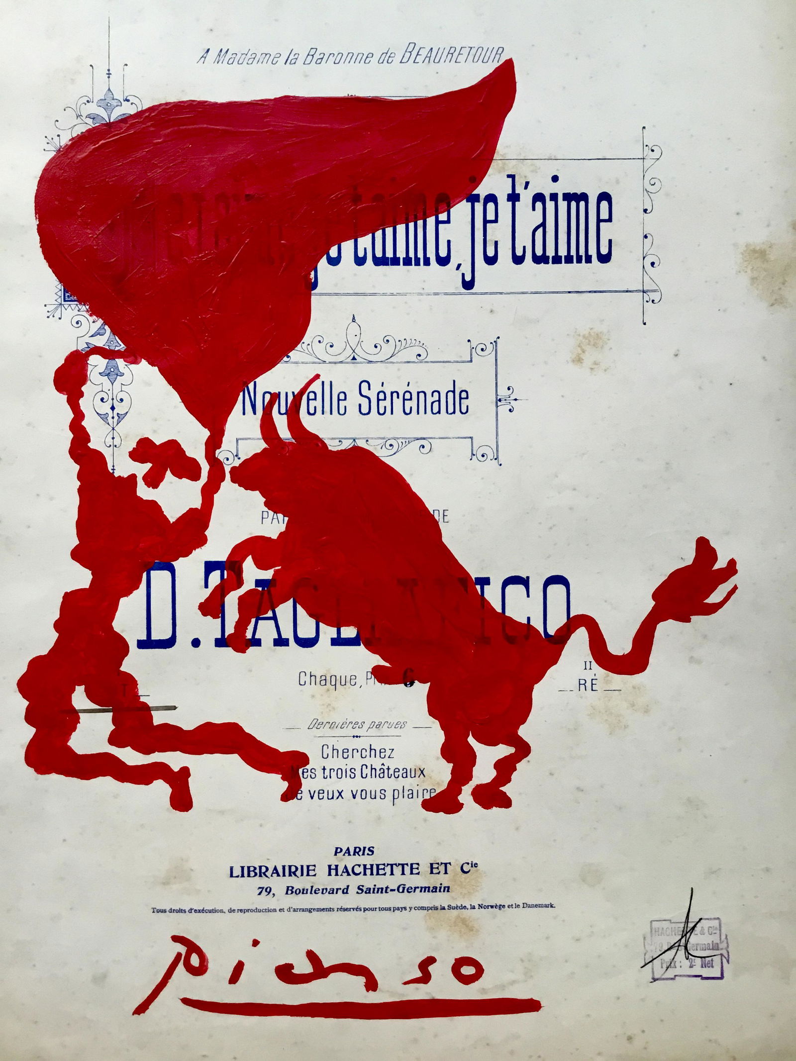 PABLO PICASSO DRAWING (1 of 2)