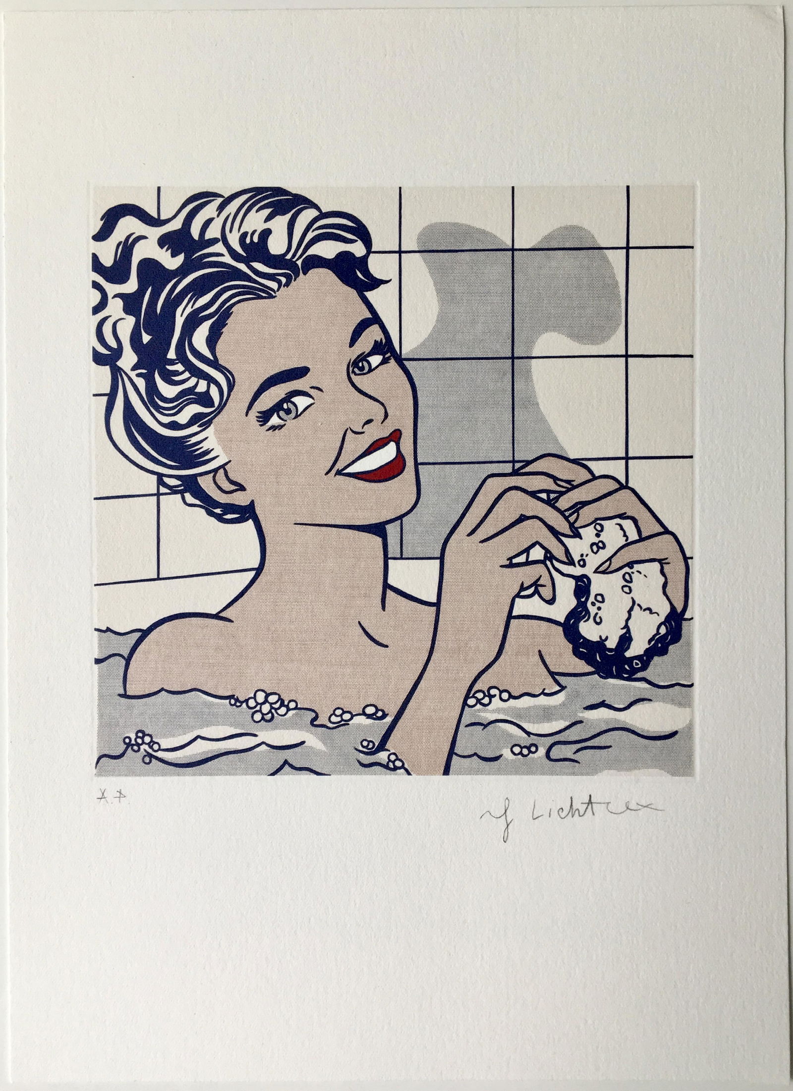 ROY LICHTENSTEIN SIGNED LITHOGRAPH (1 of 2)