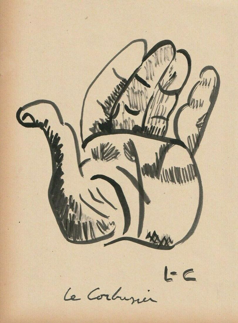 LE CORBUSIER INK ON PAPER (1 of 1)