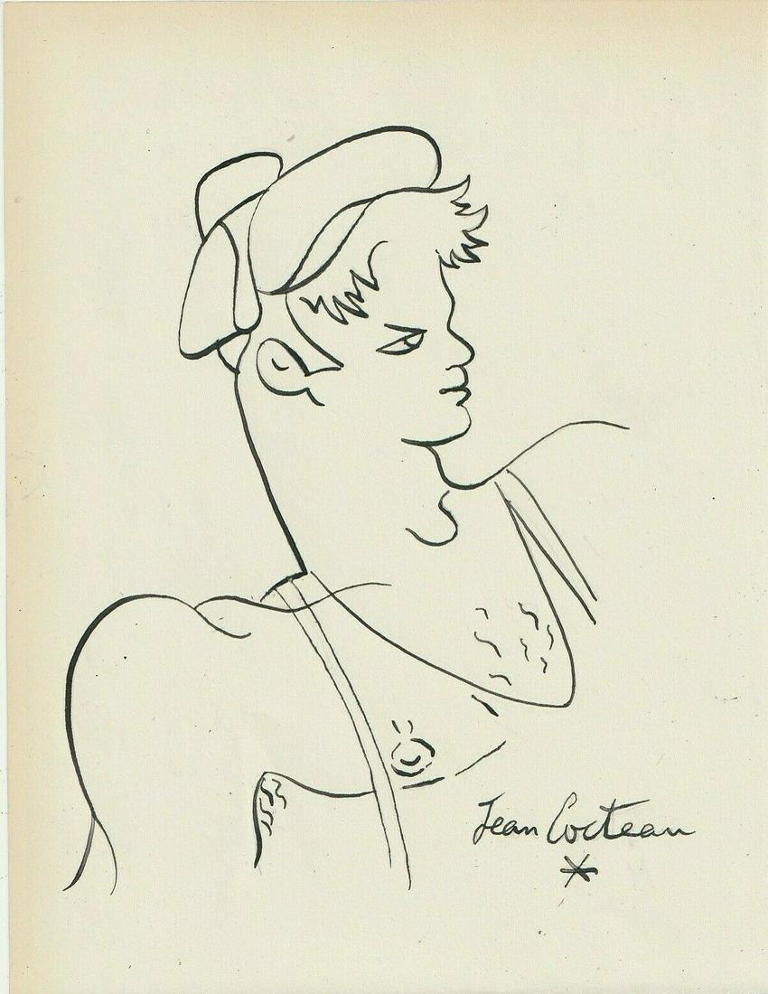 JEAN COCTEAU INK ON PAPER (1 of 1)