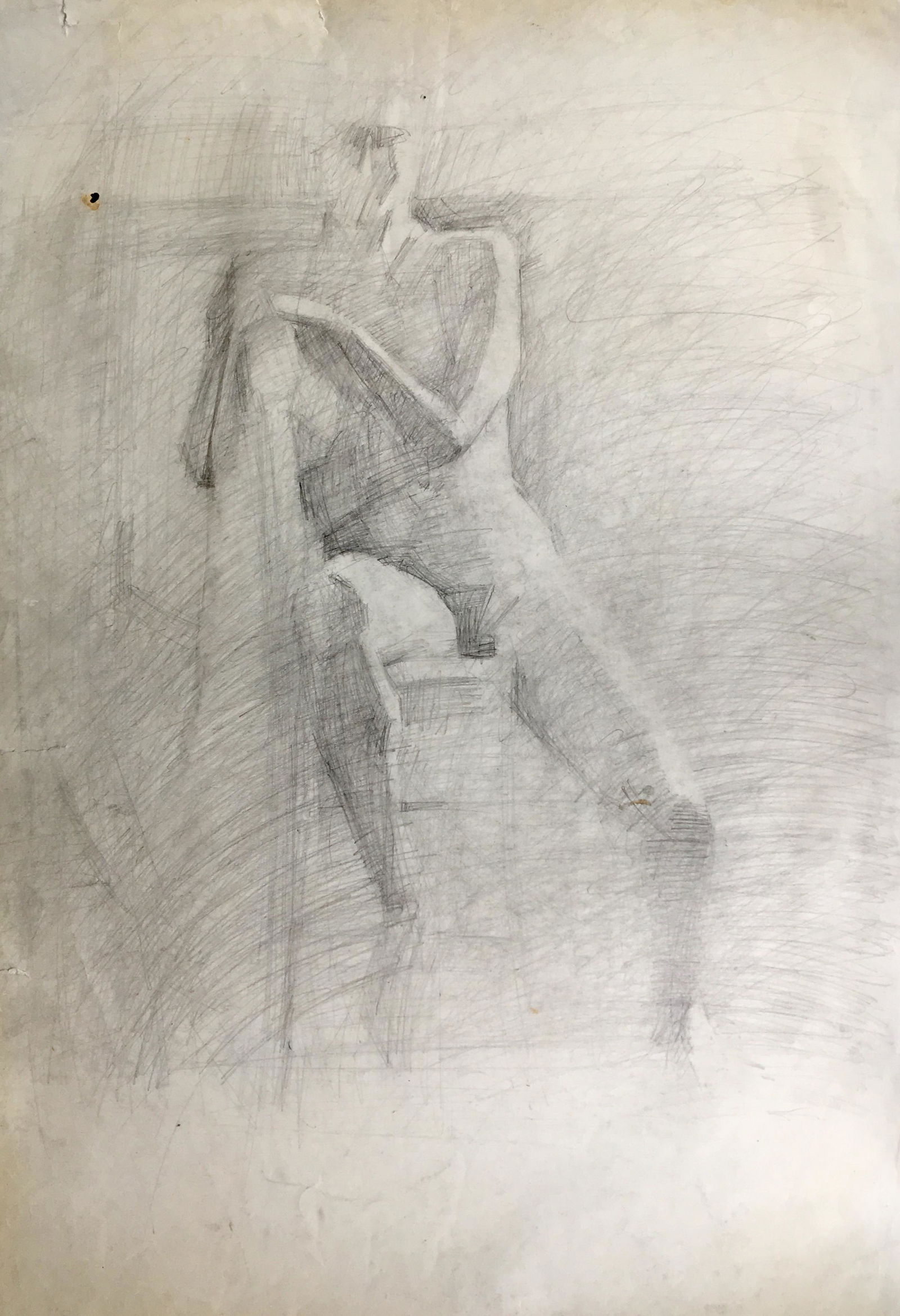 LARGE ORIGINAL GRAPHITE DRAWING (1 of 4)