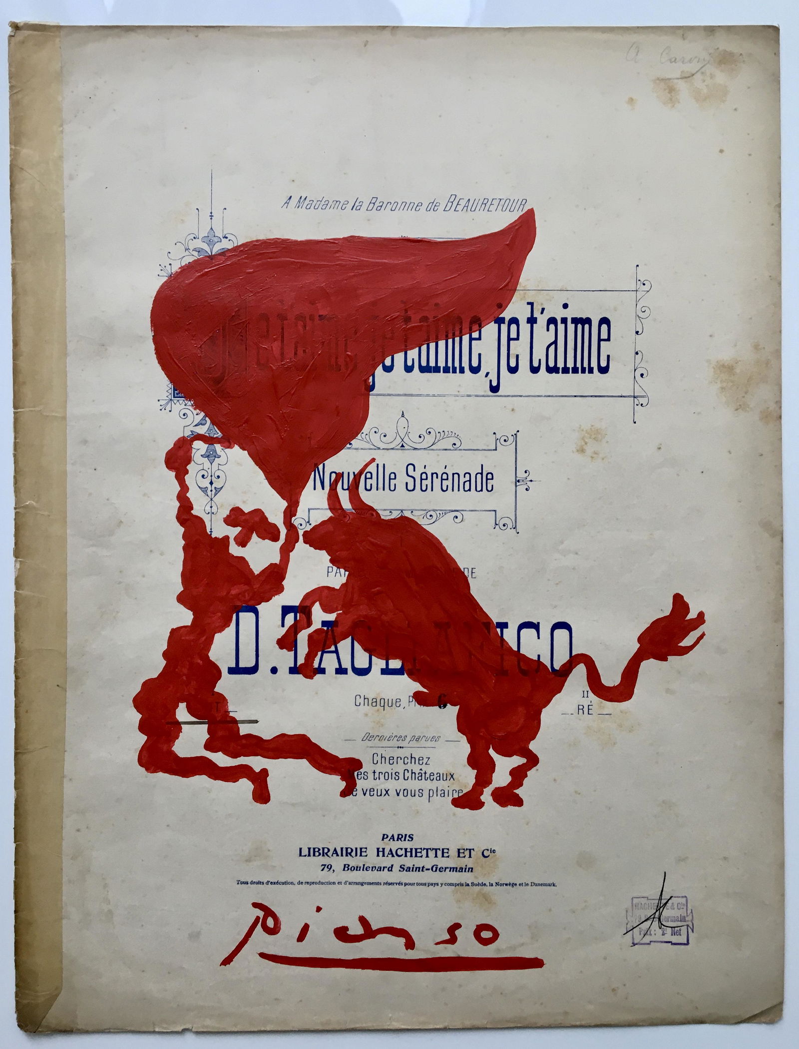 PABLO PICASSO DRAWING (1 of 2)