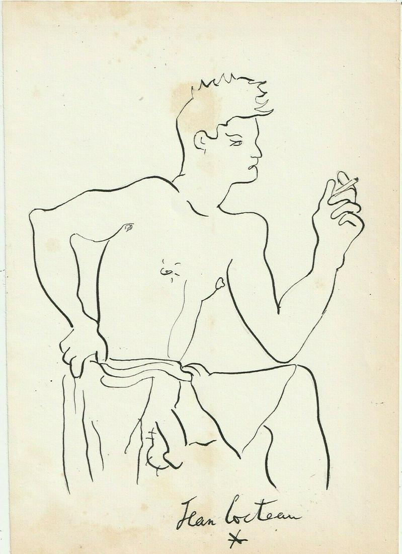 JEAN COCTEAU INK ON PAPER (1 of 1)
