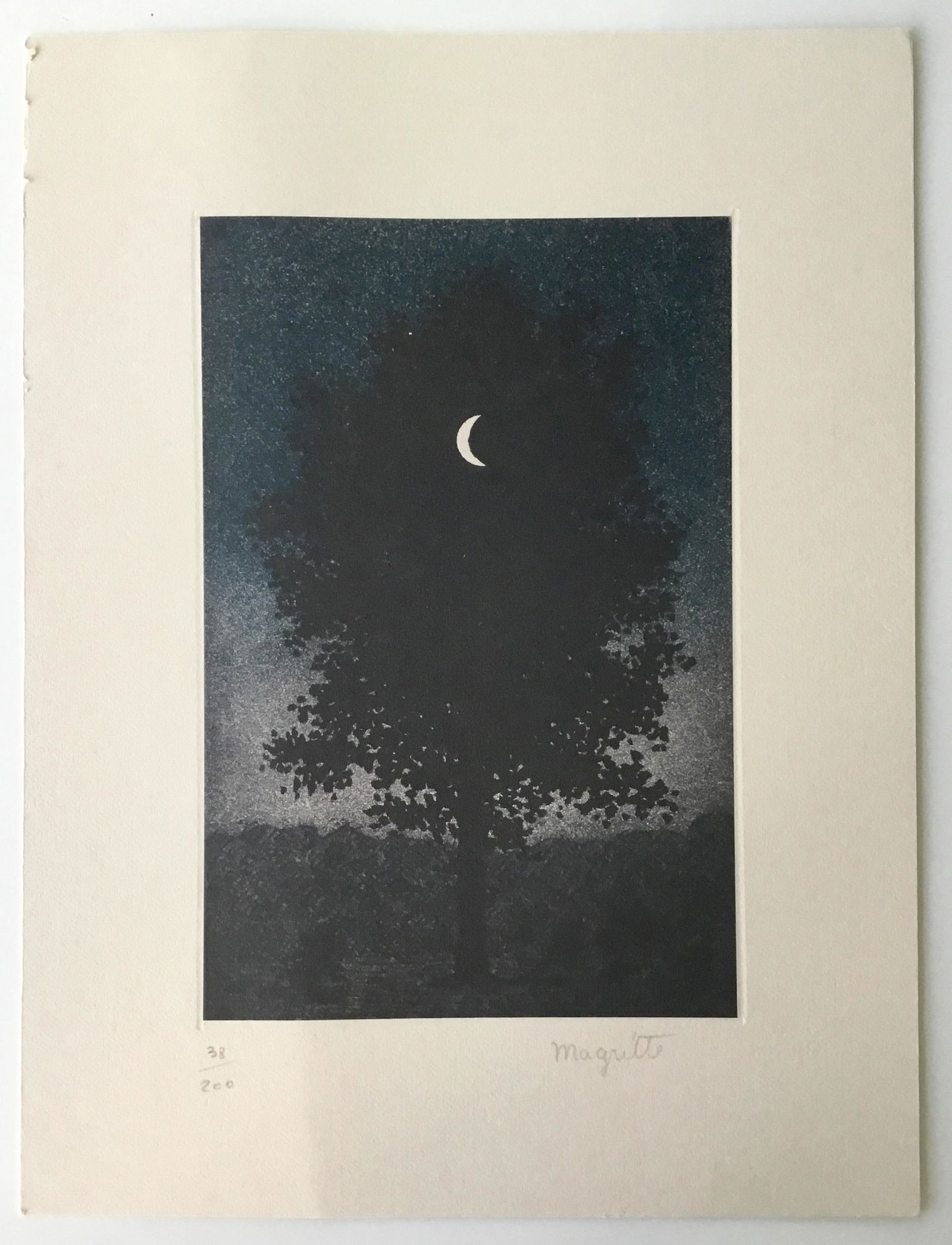 RENE MAGRITTE LITHOGRAPH (1 of 2)