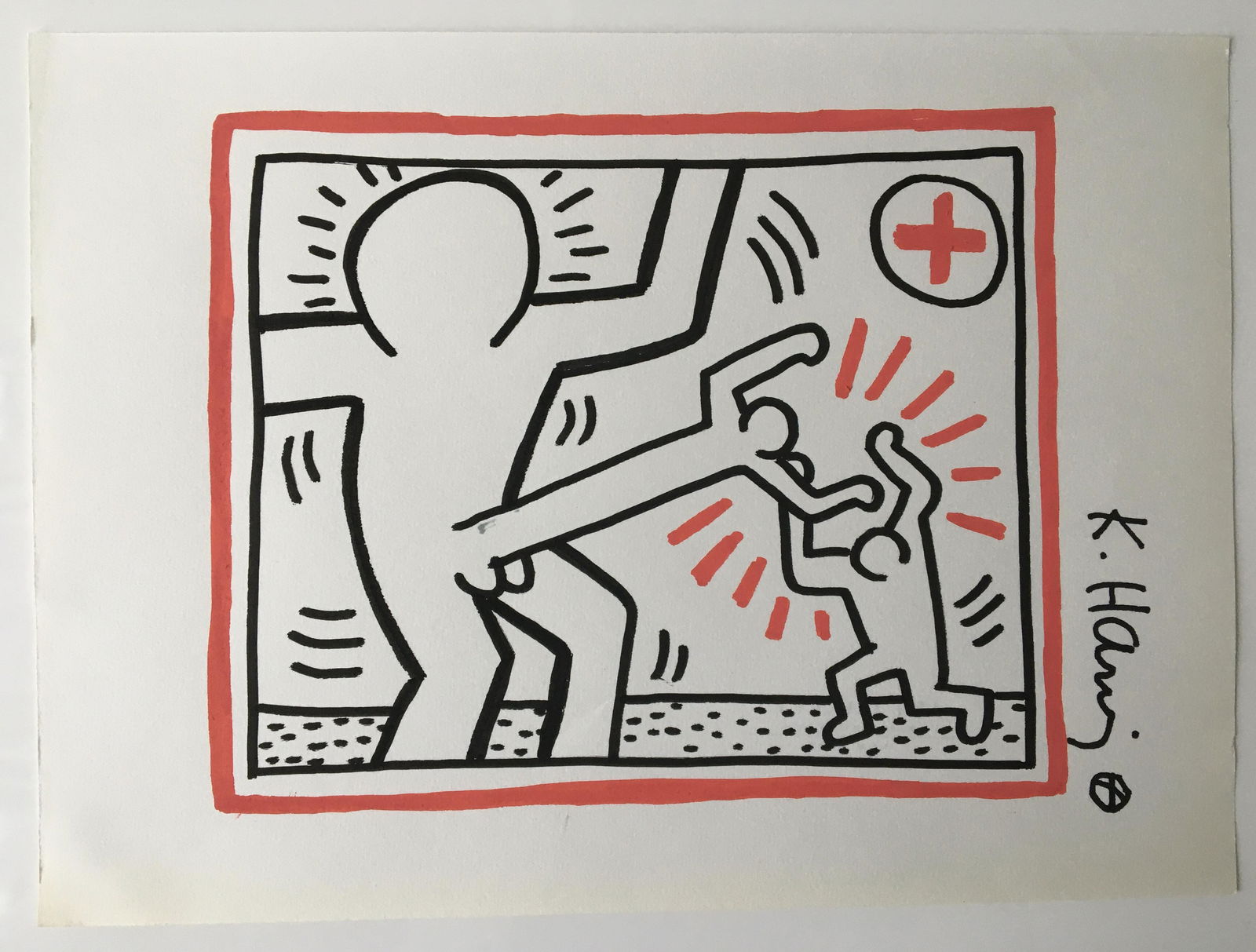 KEITH HARING DRAWING (1 of 3)