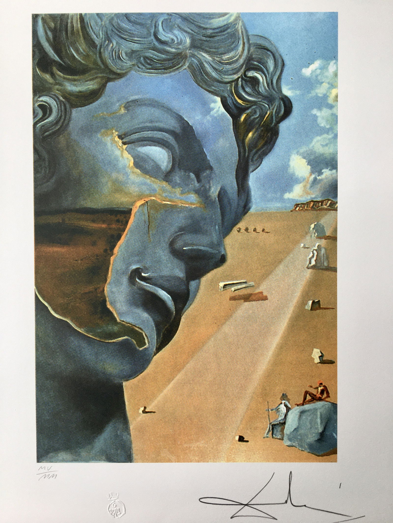 SALVADOR DALI LARGE LITHOGRAPH (1 of 2)