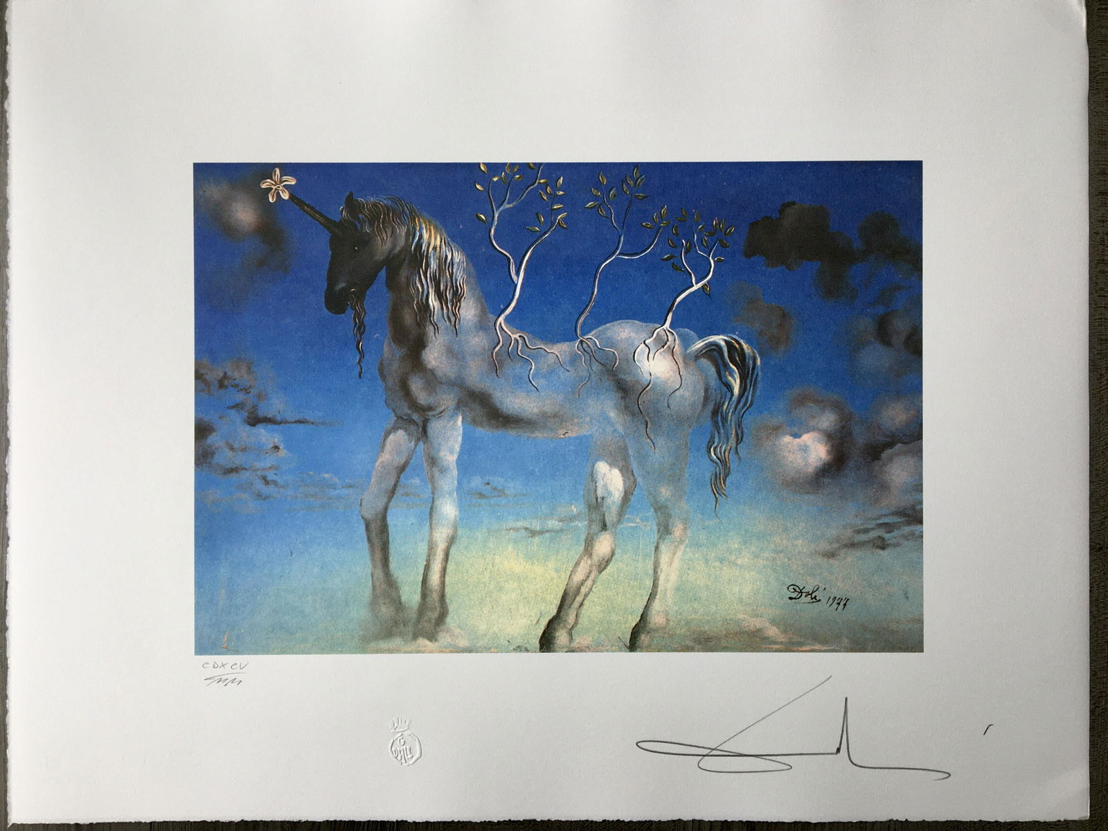 SALVADOR DALI LARGE LITHOGRAPH (1 of 3)