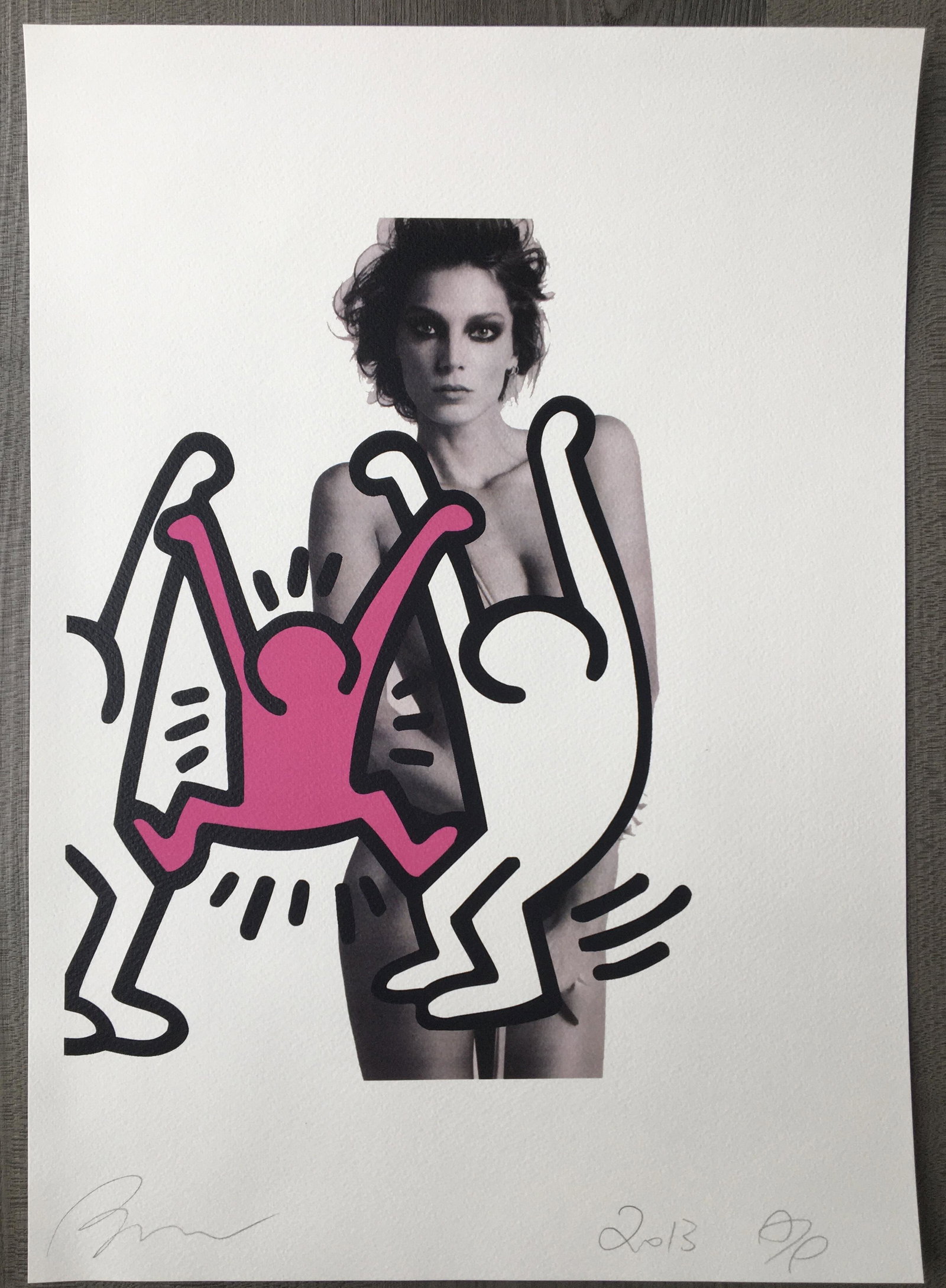 GRAFFITI POP ART LITHOGRAPH: GRAFFITI POP ART LITHOGRAPH. SIZE: 45 x 32 cm. Art Print on thick textured matte paper. Unframed.