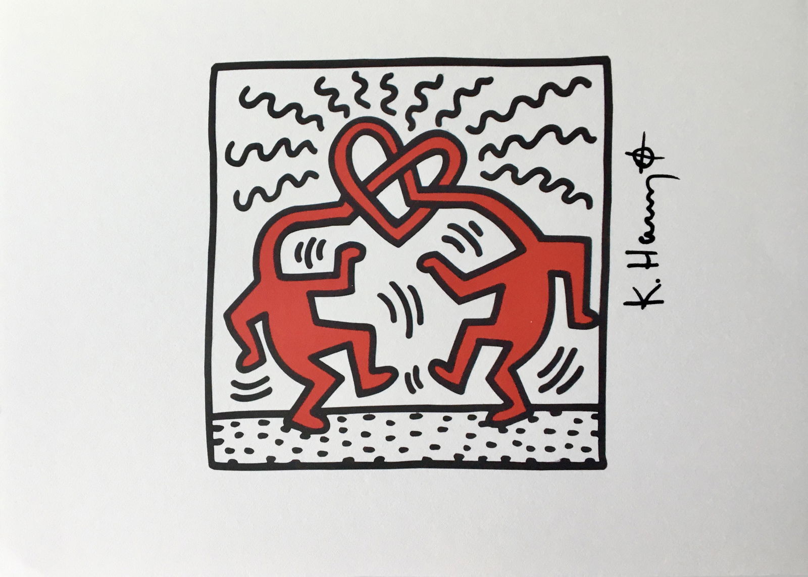 KEITH HARING LITHOGRAPH (1 of 3)