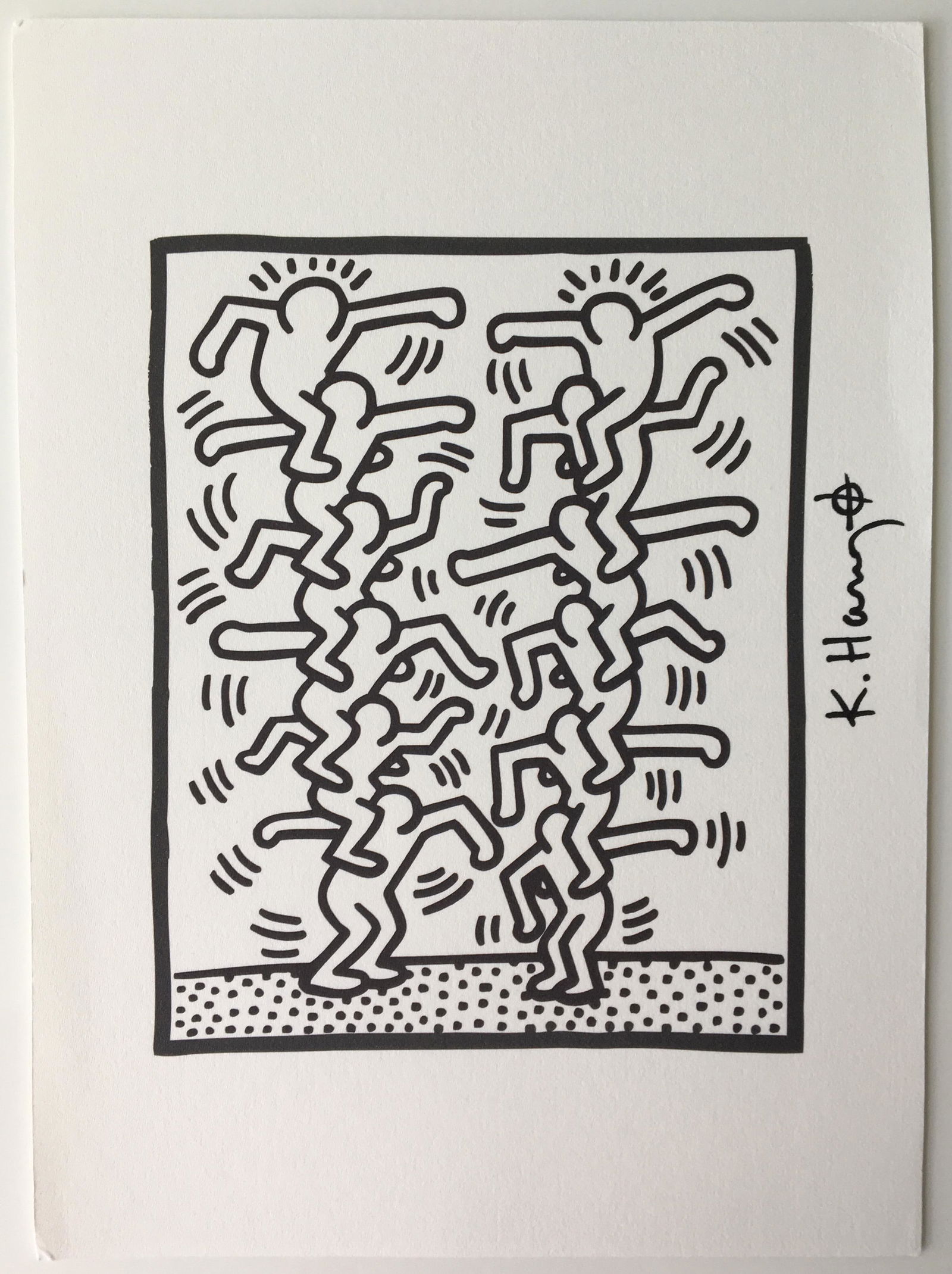 KEITH HARING LITHOGRAPH (1 of 4)