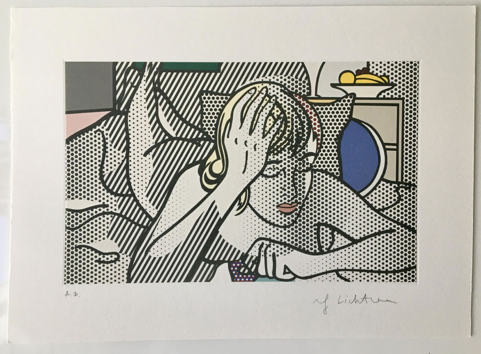 ROY LICHTENSTEIN LITHOGRAPH (1 of 2)
