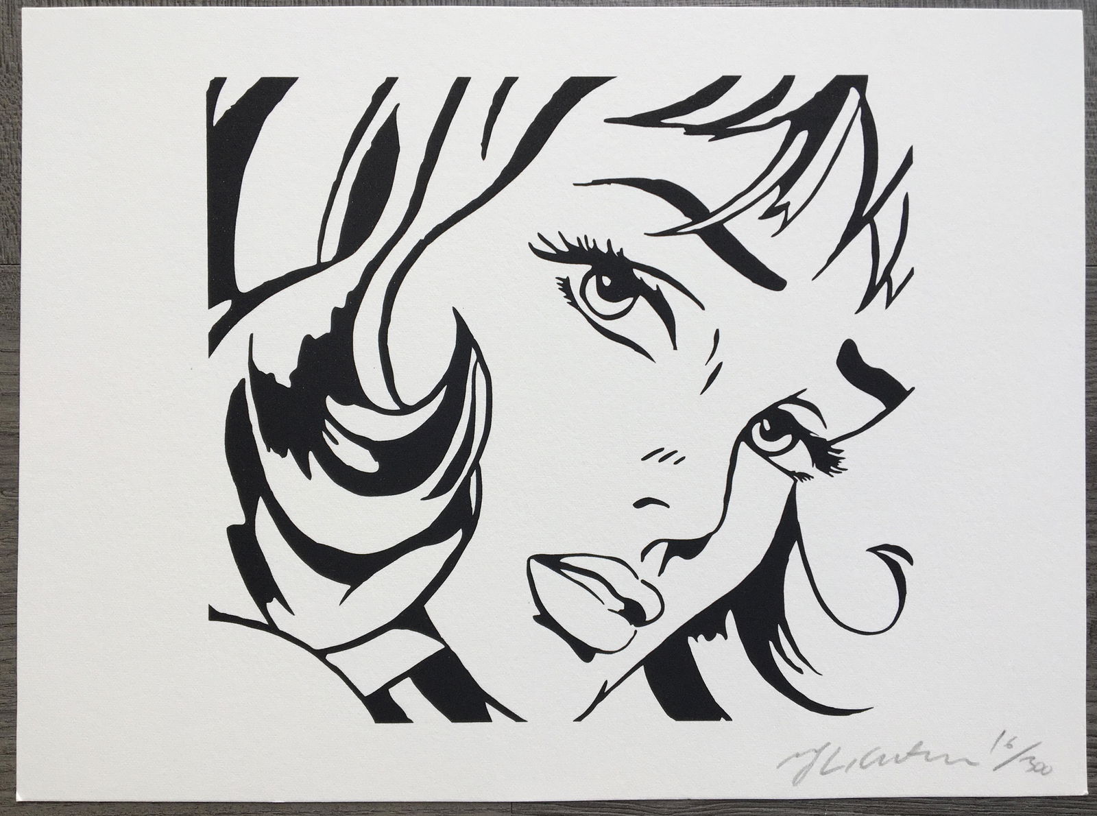 ROY LICHTENSTEIN POP ART SILKSCREEN LITHOGRAPH (1 of 2)