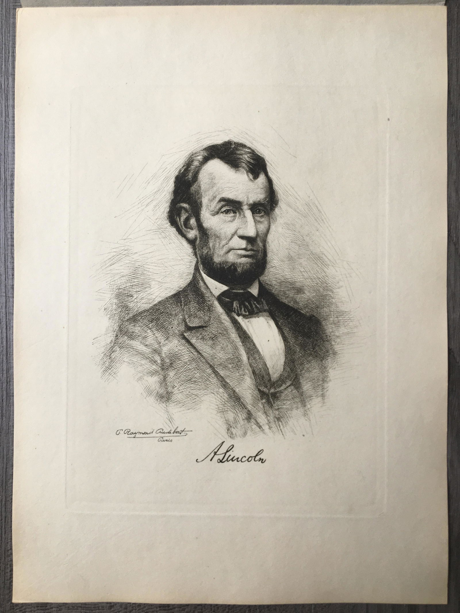 Abraham Lincoln ENGRAVING (1 of 3)
