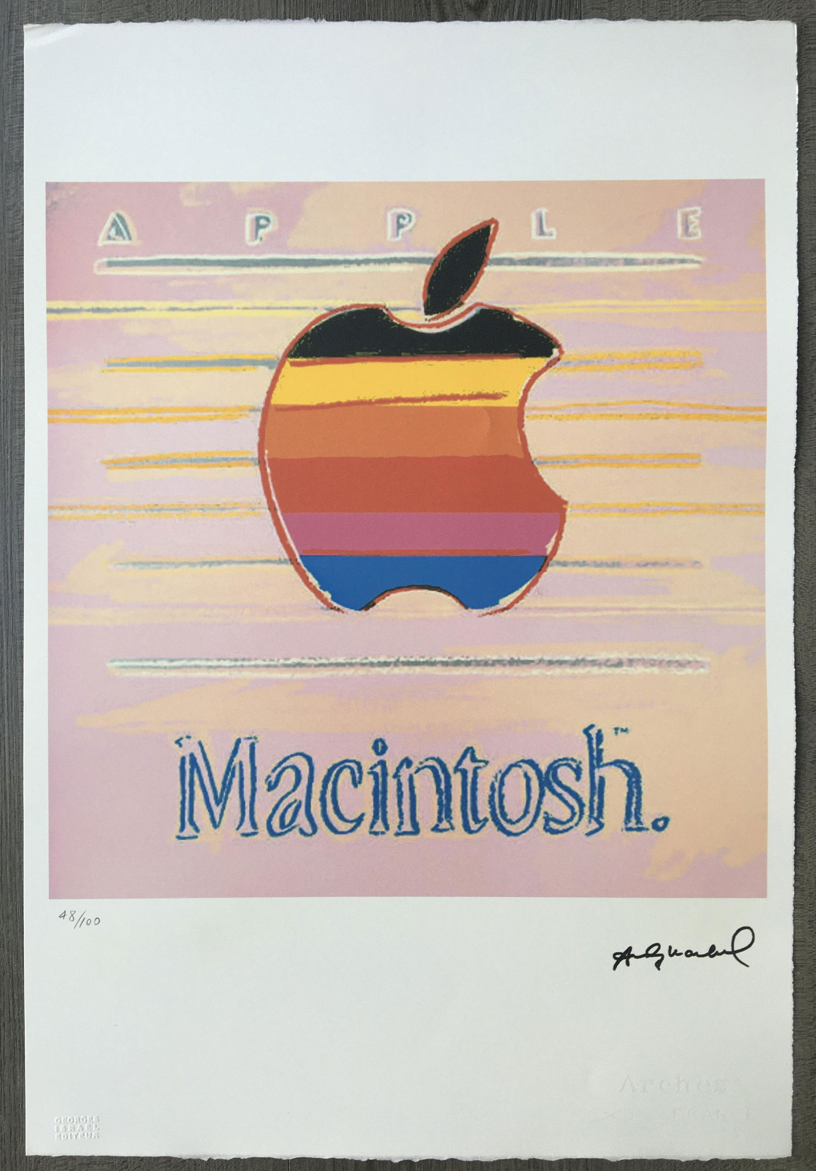 ANDY WARHOL LITHOGRAPH MACINTOSH (1 of 1)