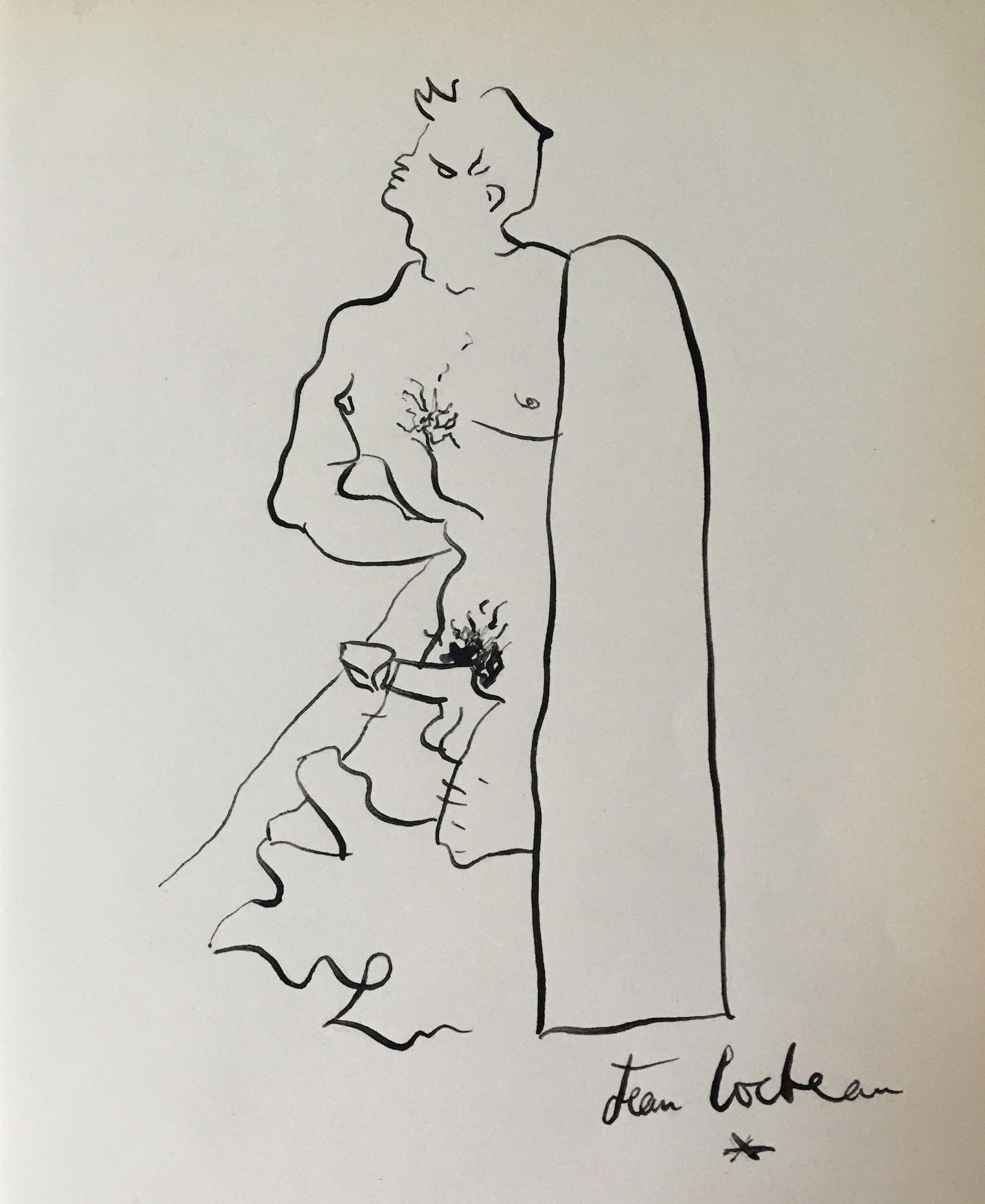 JEAN COCTEAU INK ON PAPER (1 of 1)