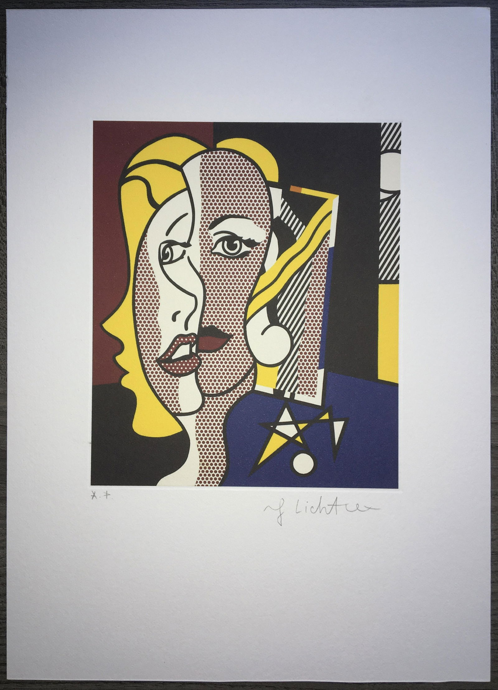 ROY LICHTENSTEIN LITHOGRAPH (1 of 1)