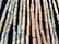 LARGE GROUP OF FLUORITE AND LABRADORITE AGATE BEADS - 13
