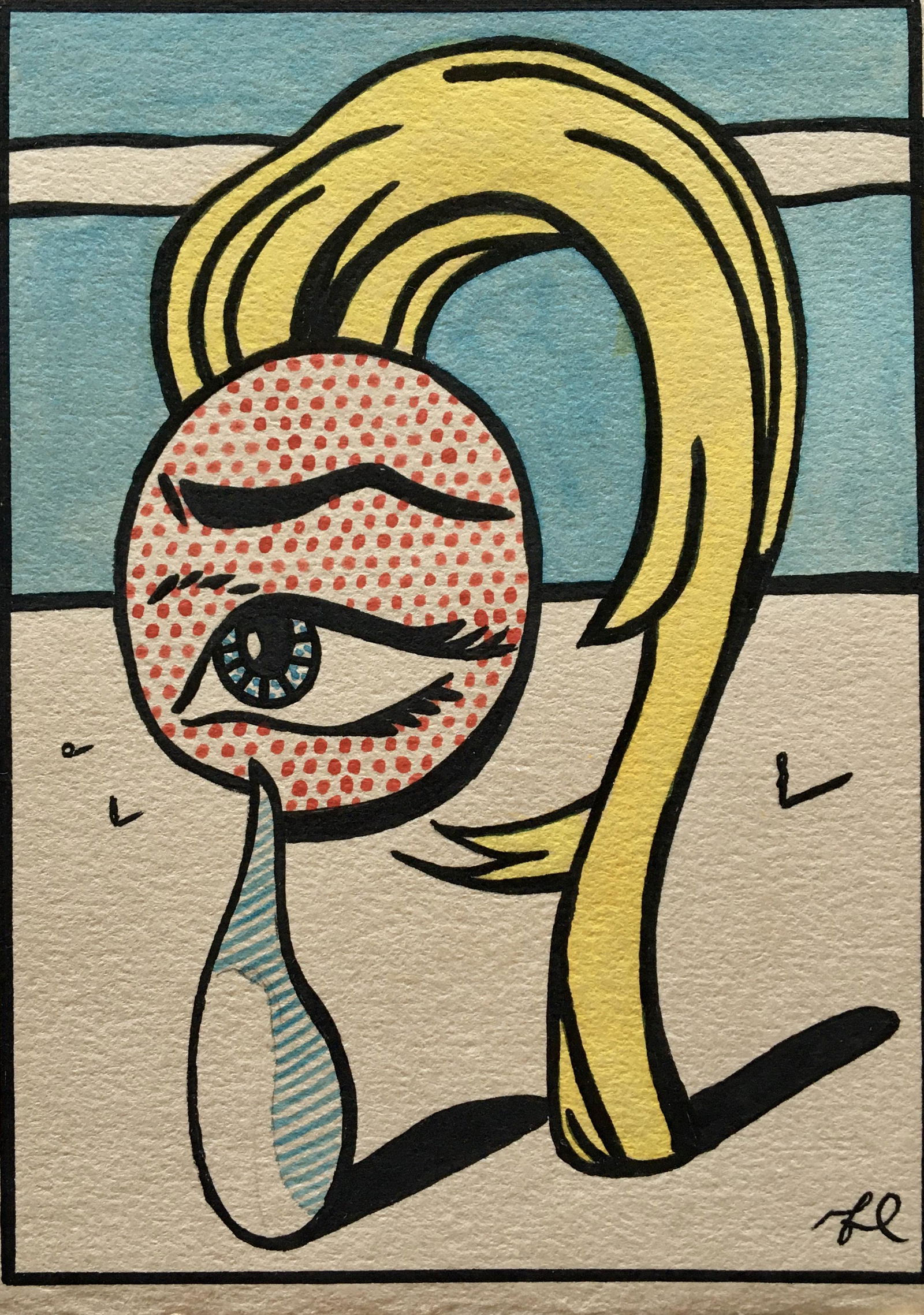 ROY LICHTENSTEIN DRAWING (1 of 2)