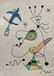 JOAN MIRO ABSTRACT DRAWING ON PAPER