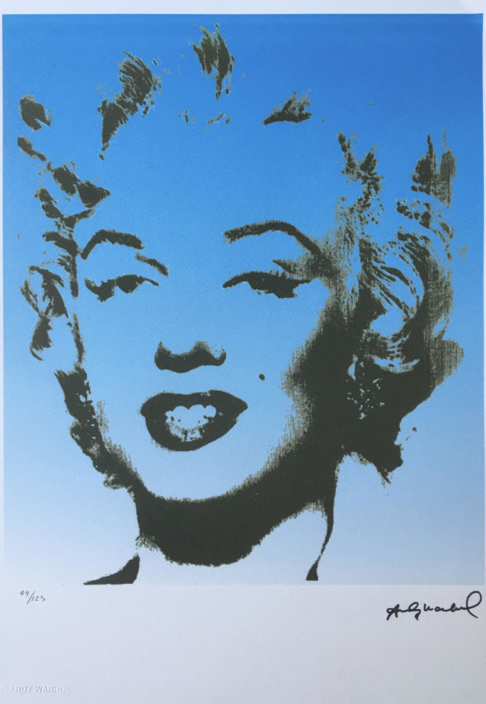 ANDY WARHOL LITHOGRAPH (1 of 2)