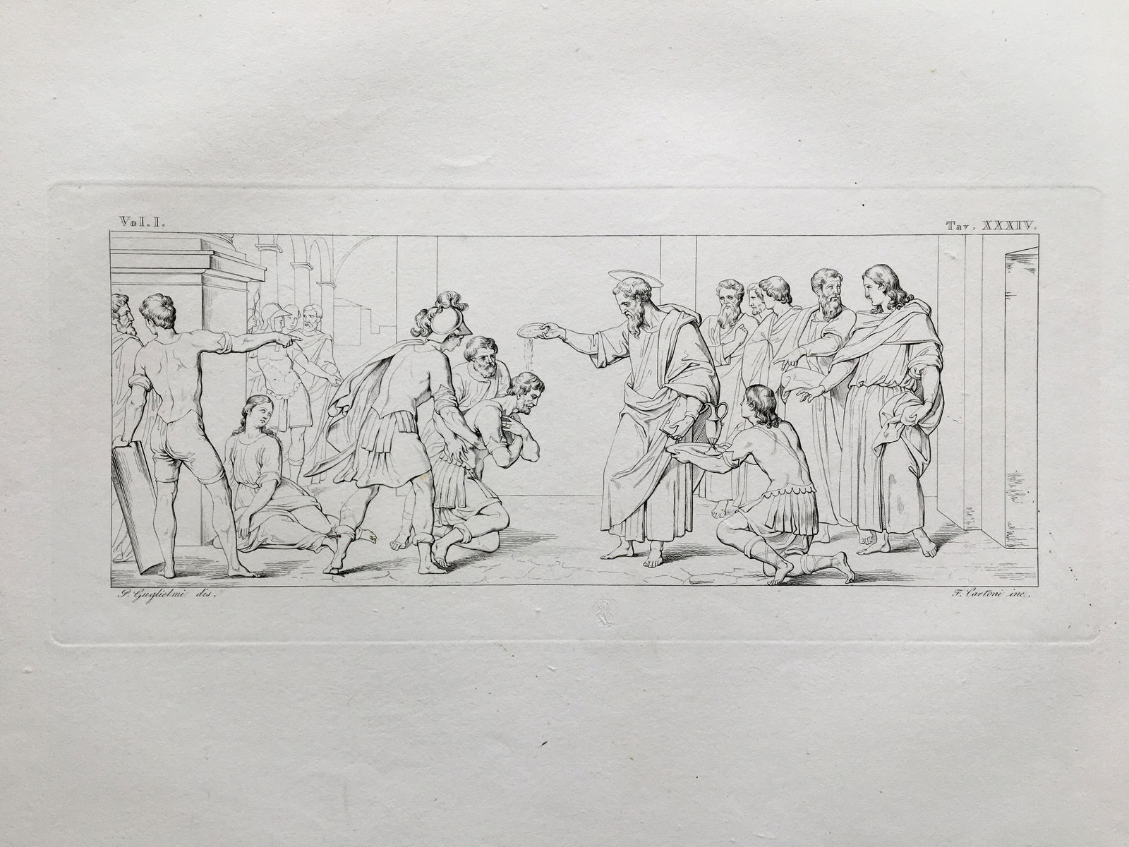 ITALIAN RELIGIOUS ENGRAVING JESUS (1 of 2)