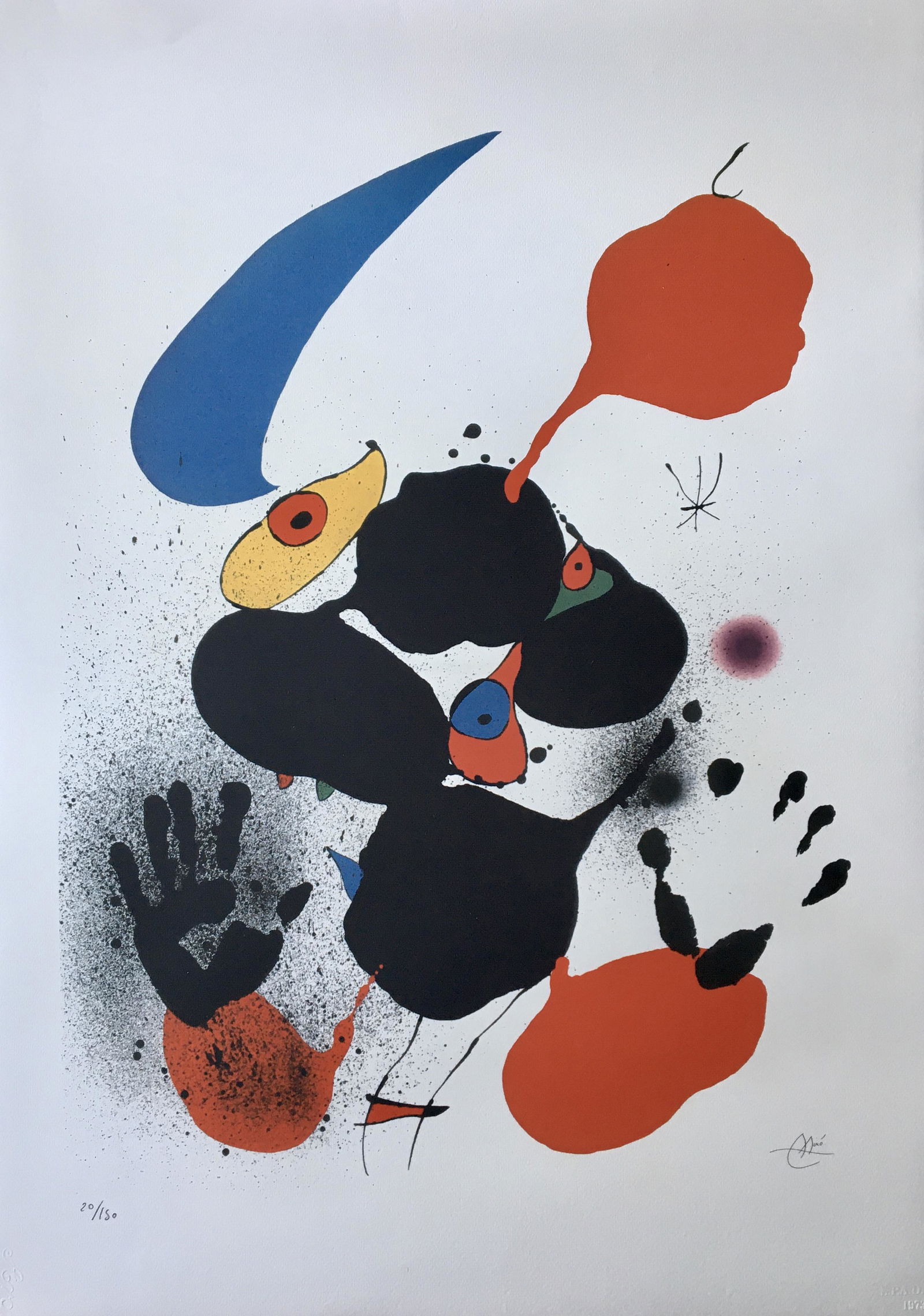 JOAN MIRO LARGE LITHOGRAPH (1 of 1)