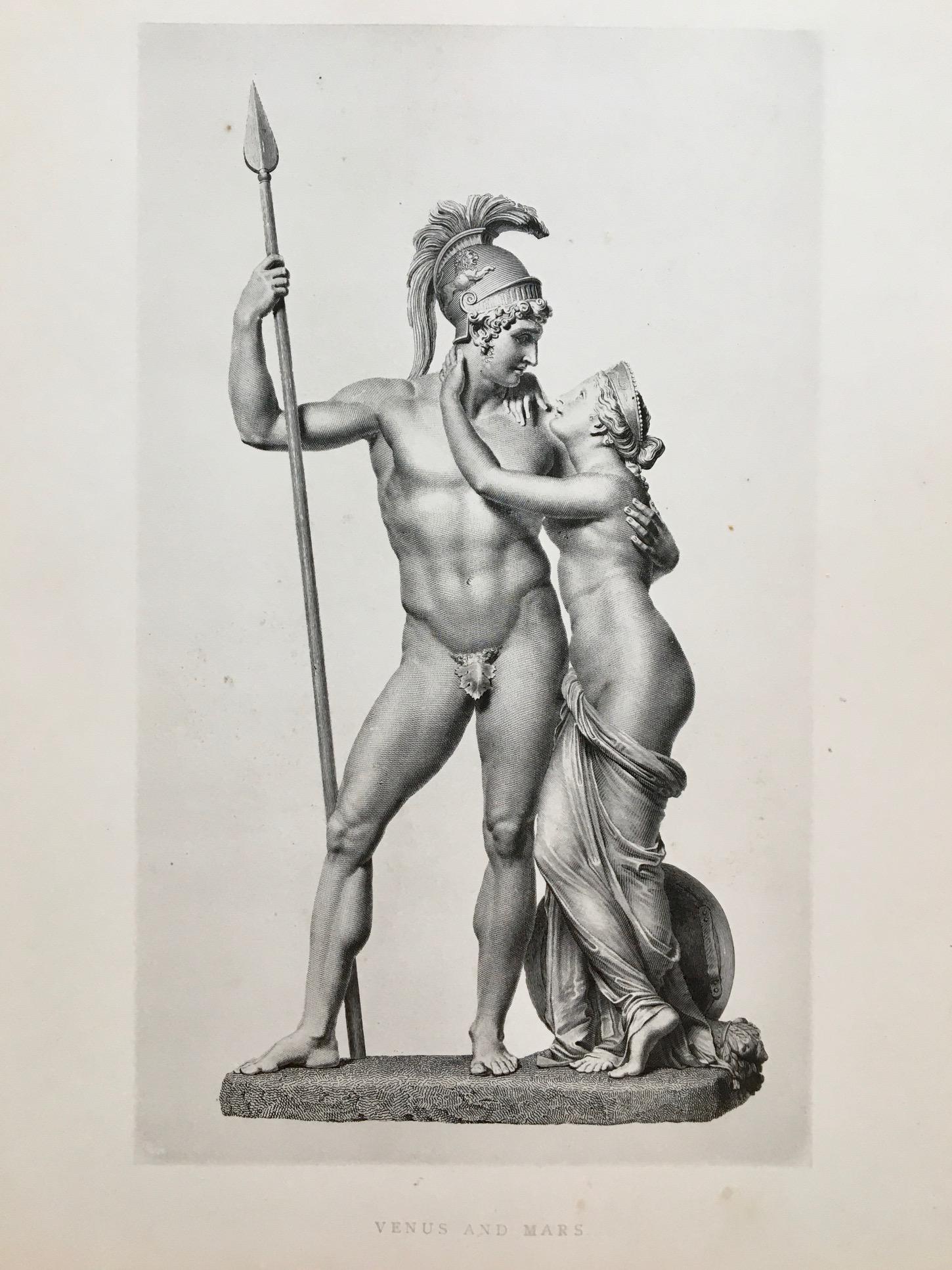 VENUS AND MARS ENGRAVING AFTER ANTONIO CANOVA (1 of 2)