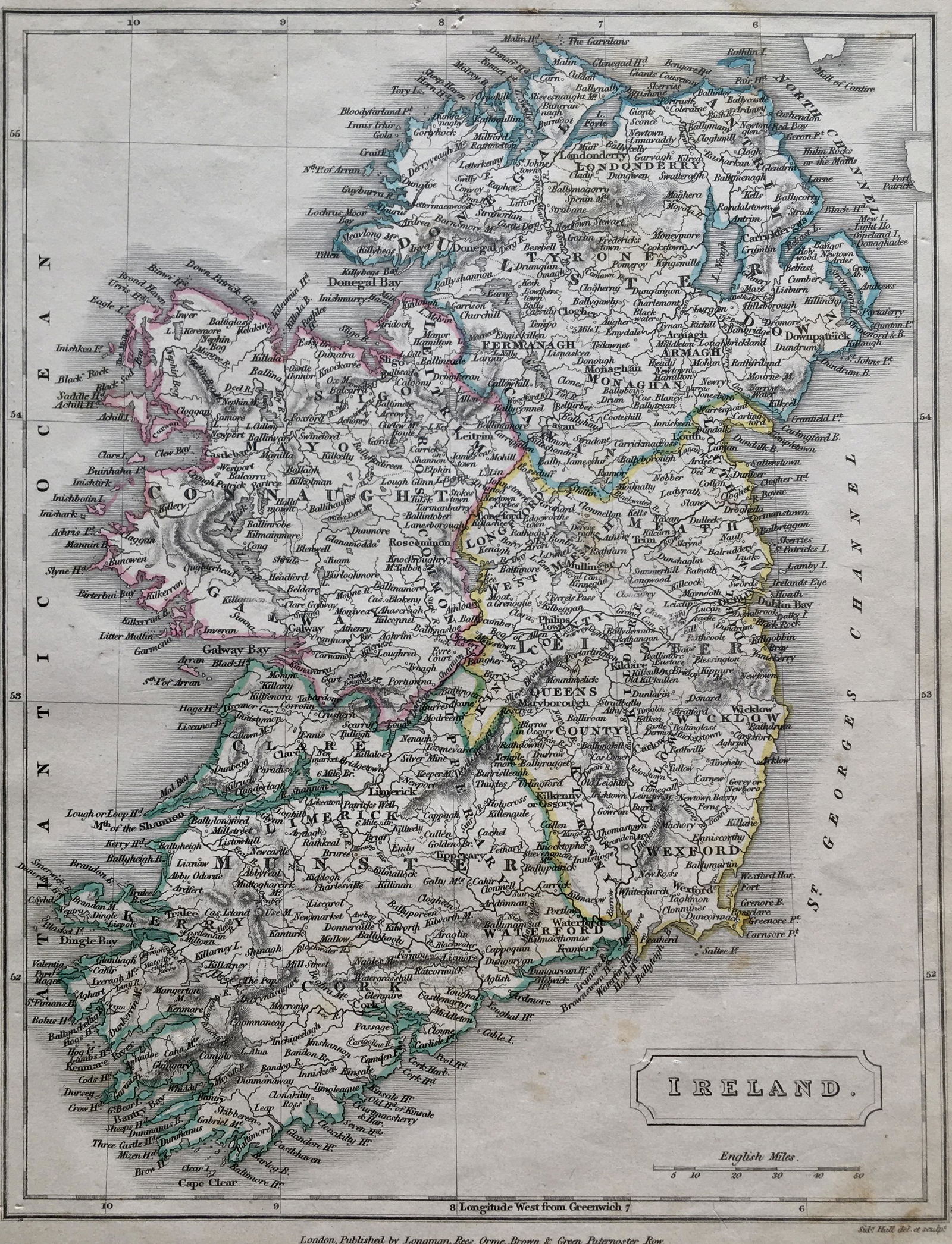 Ireland Antique Map 1826 (1 of 3)