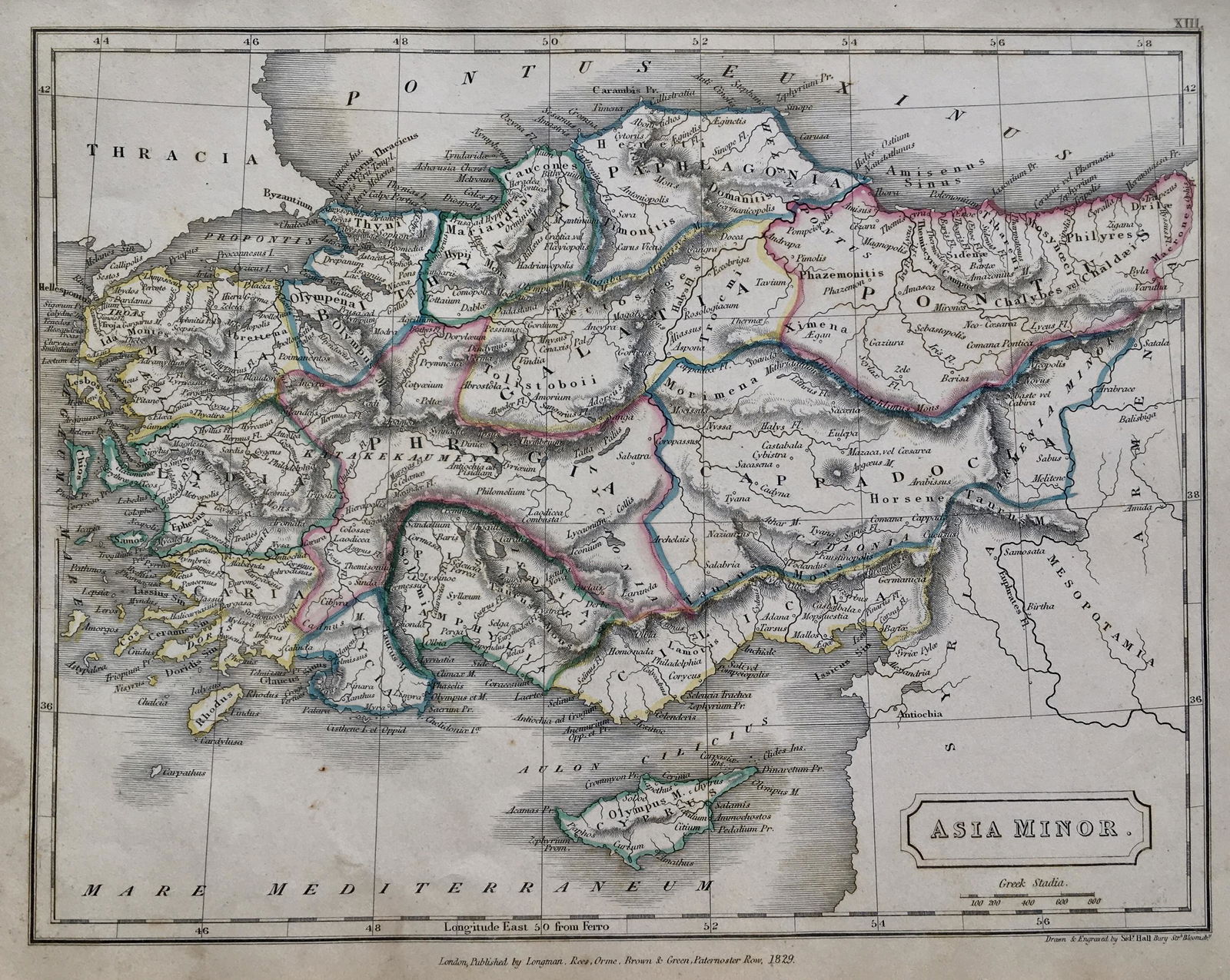 Antique Map Asia Minor (1 of 3)