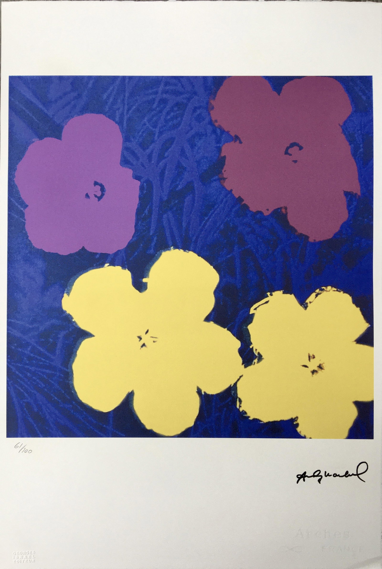 ANDY WARHOL LITHOGRAPH PRINT: Andy Warhol lithograph after. Size:57 X 38 cm. Sold Unframed. NOT hand signed. No Coa.Andy Warhol born Andrew Warhola; August 6, 1928 - February 22, 1987) was an American artist, director, and produce