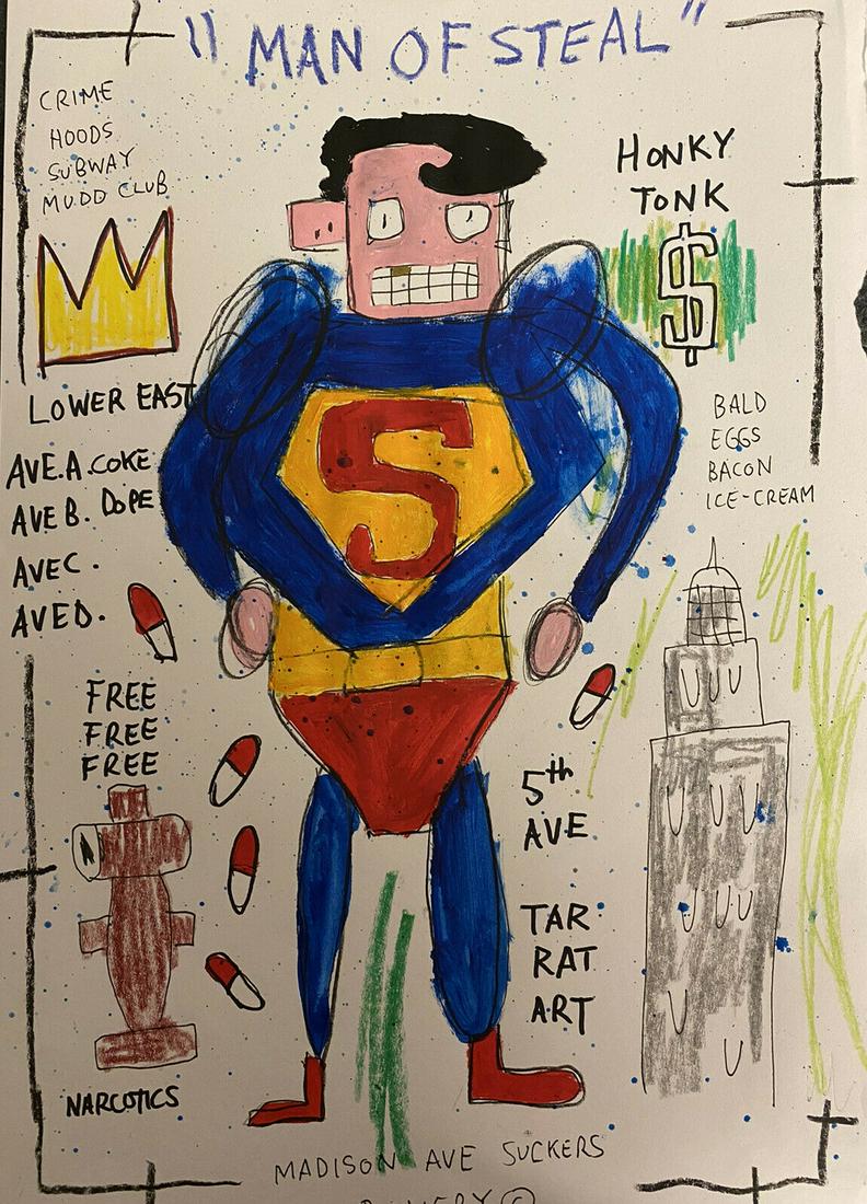 POP ART MIXED MEDIA ON PAPER (1 of 1)