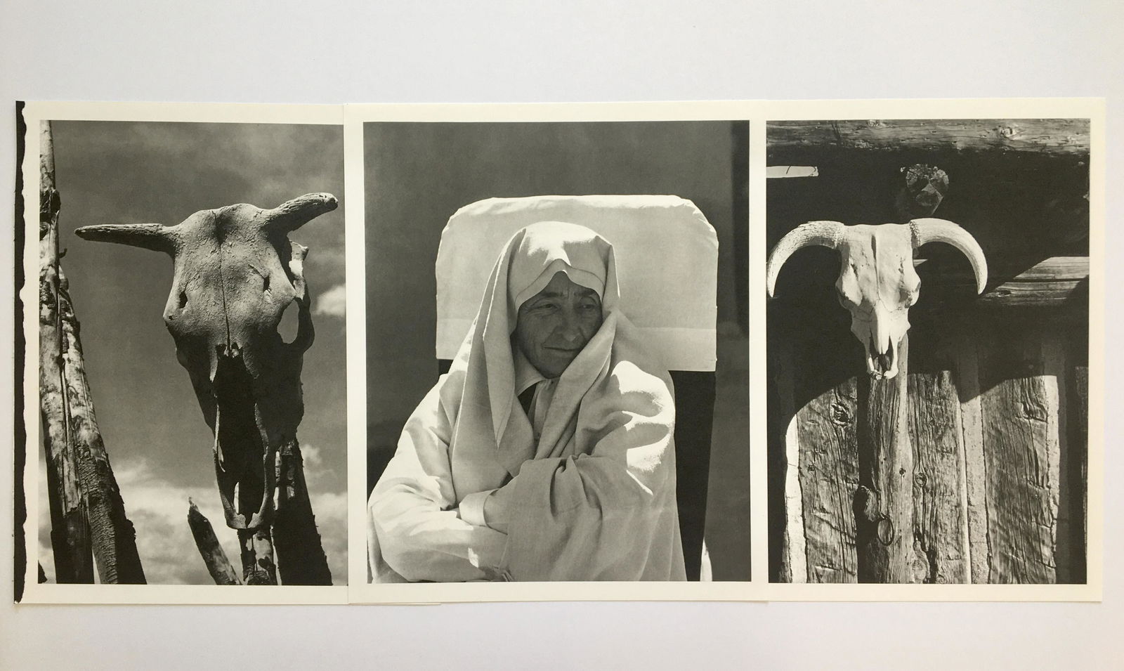 LOT OF 3 PRINTS OF GEORGIA O KEEFFE STUDIO (1 of 4)