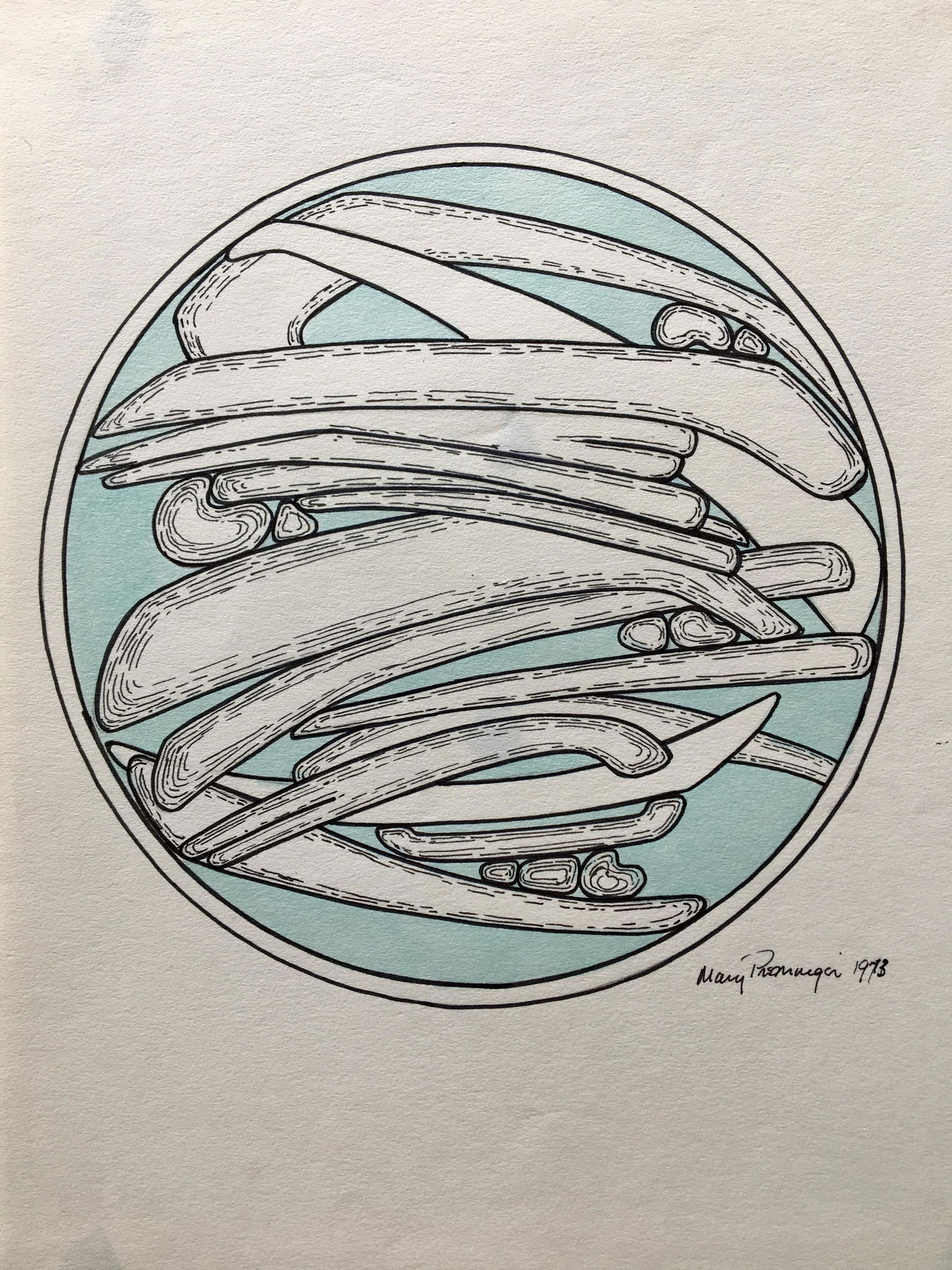 LOT OF 3 PAINTINGS BY MODERNIST MARY PREMINGER (1 of 13)