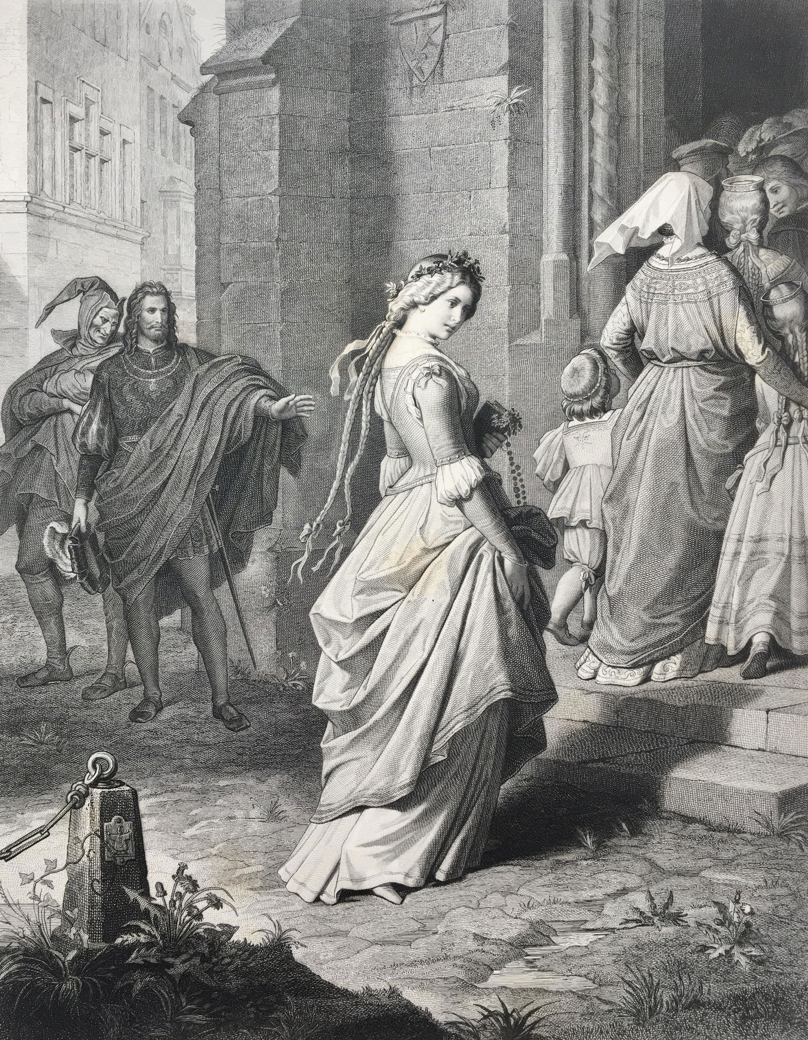 GOETHE ENGRAVING BY RUDOLF STANG AFTER KAULBACH (1 of 2)