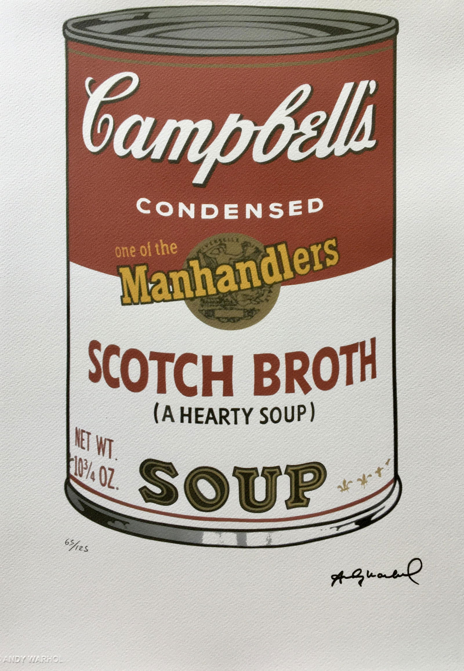 ANDY WARHOL LITHOGRAPH PRINT (1 of 2)