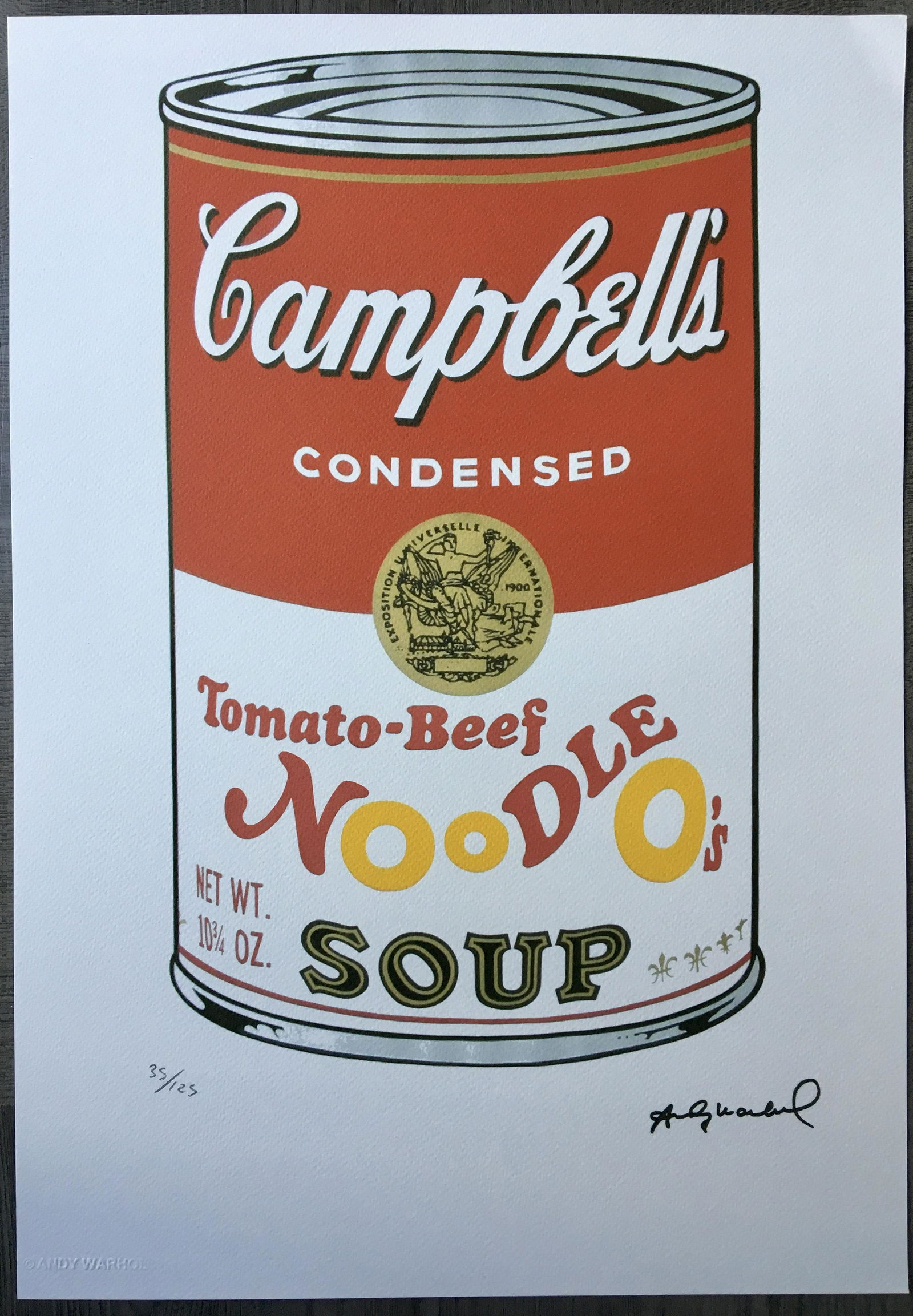 ANDY WARHOL LITHOGRAPH PRINT (1 of 1)