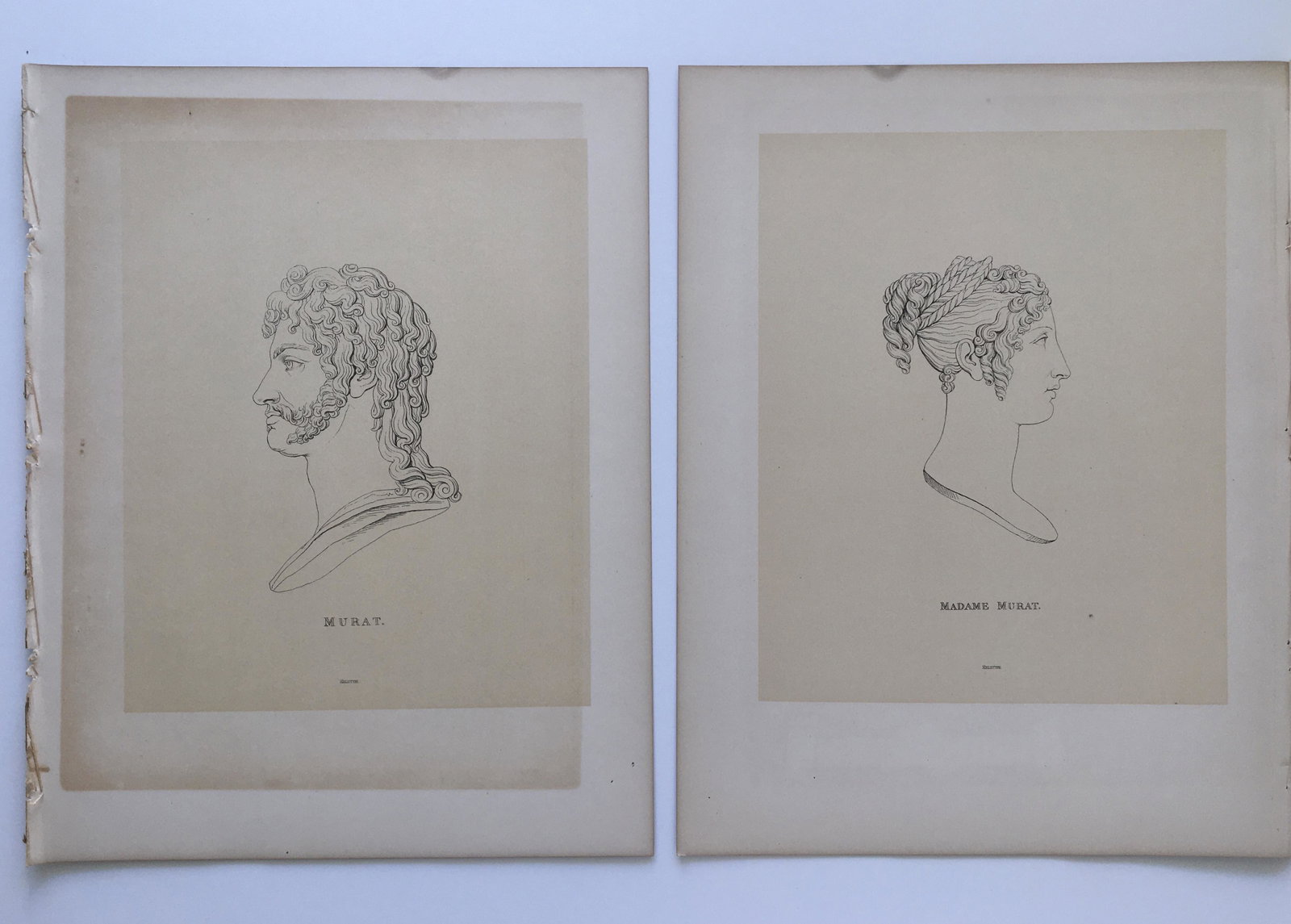 PRINT OF A NEOCLASSICAL STATUE AFTER ANTONIO CANOVA: ANTIQUE ENGRAVING AFTER ANTONIO CANOVA. Engraving is sold Unframed. Size: 13 X 10.5 inches. Printed Circa 1870