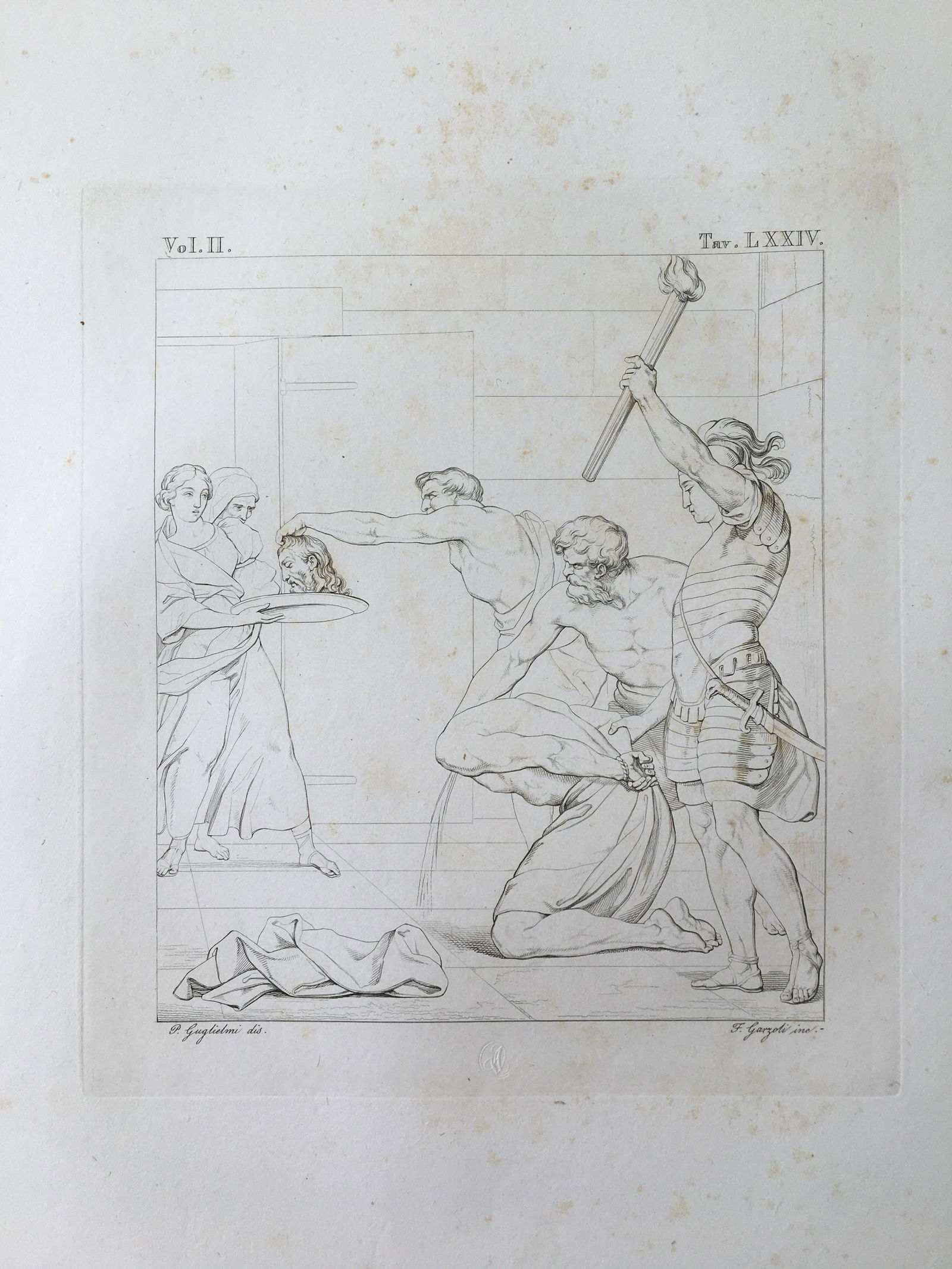 ANTIQUE ITALIAN RELIGIOUS ST JOHN THE BAPTIST HEAD (1 of 2)