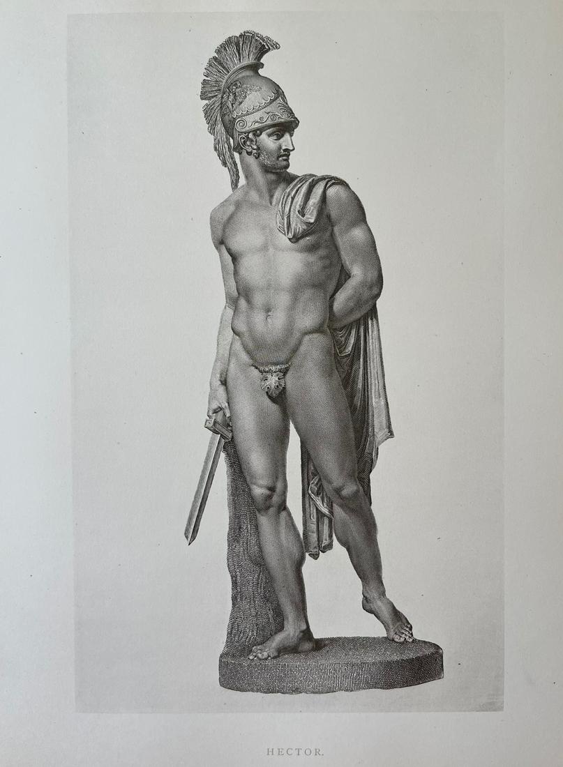 HECTOR NEOCLASSICAL ENGRAVING AFTER ANTONIO CANOVA (1 of 2)