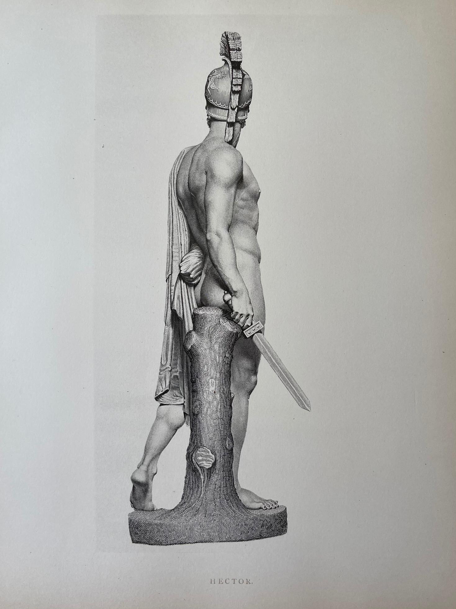 HECTOR NEOCLASSICAL ENGRAVING AFTER ANTONIO CANOVA (1 of 2)