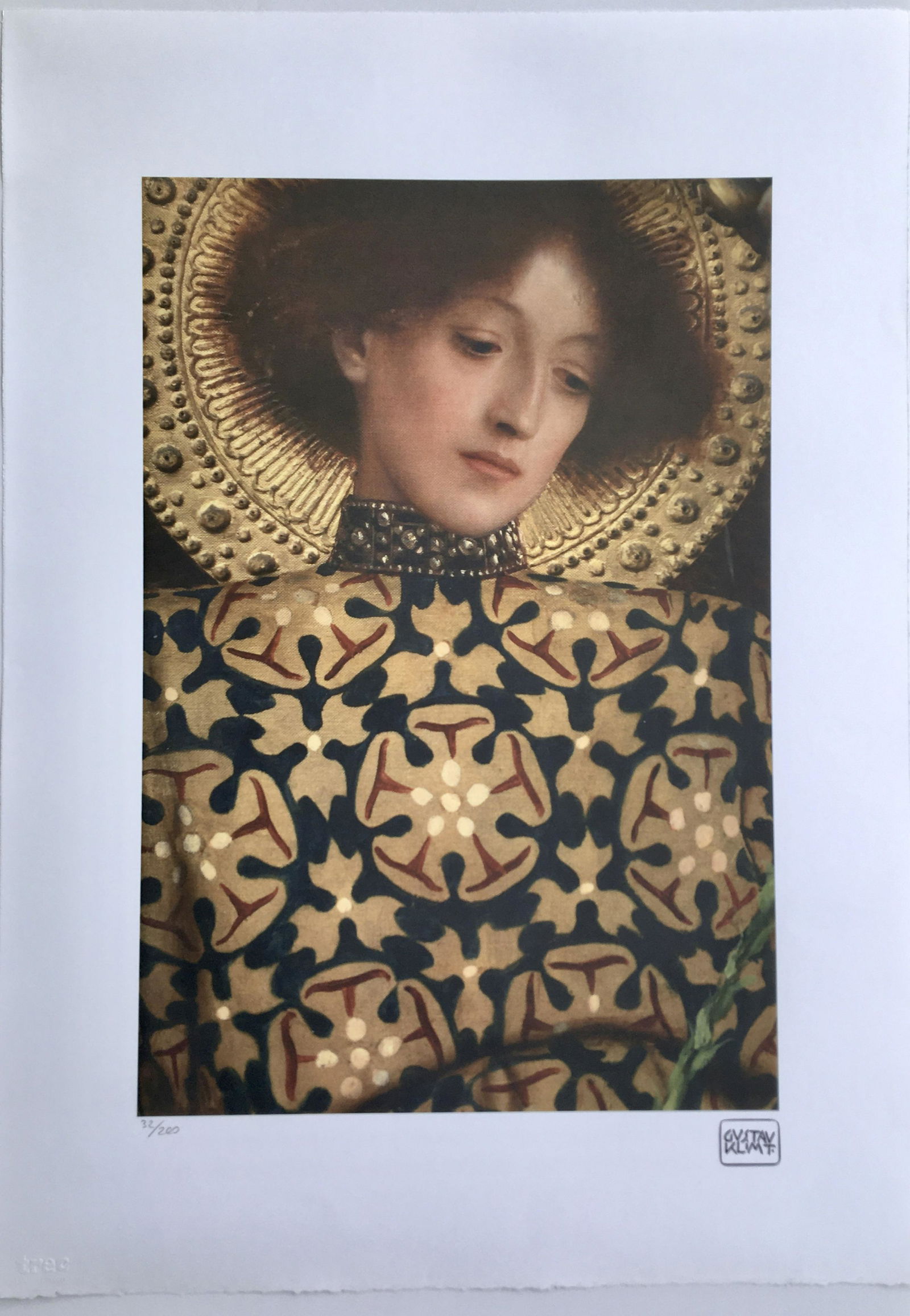 GUSTAV KLIMT LARGE LITHOGRAPH PRINT (1 of 1)