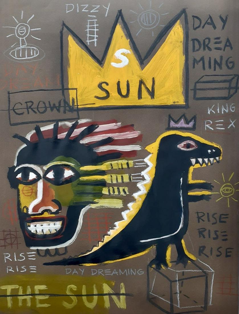 POP ART PAINTING ON PAPER (1 of 2)